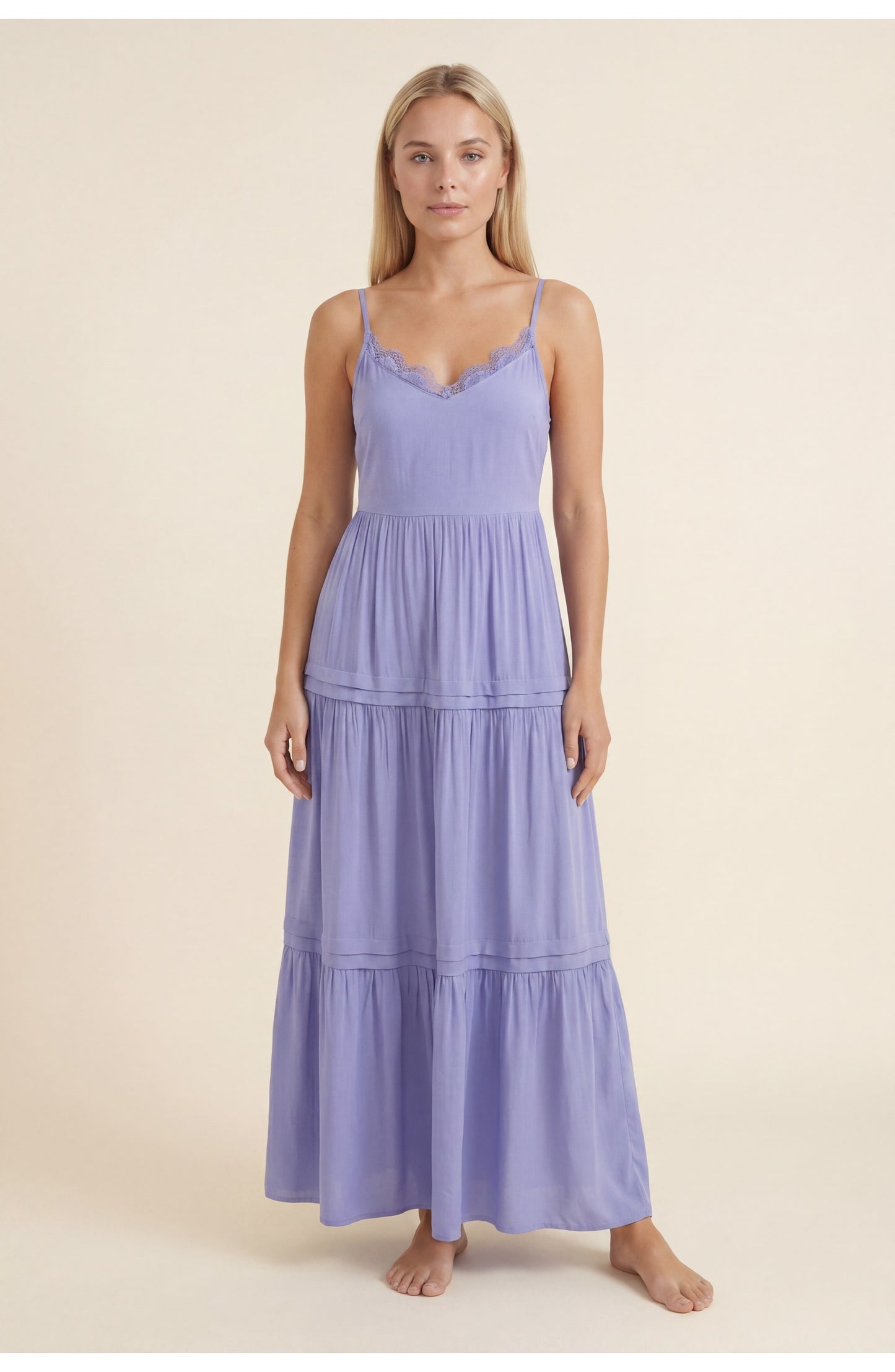 Perrine Dames Maxi Jurk | Elegante Pasvorm