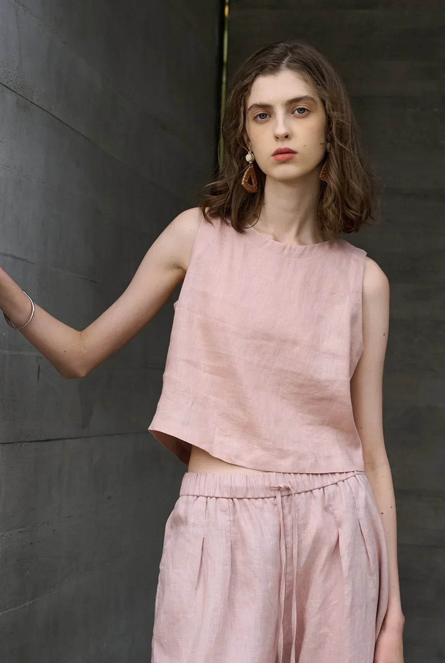 Guillemette Dames Top | Mouwloos | Ronde Hals