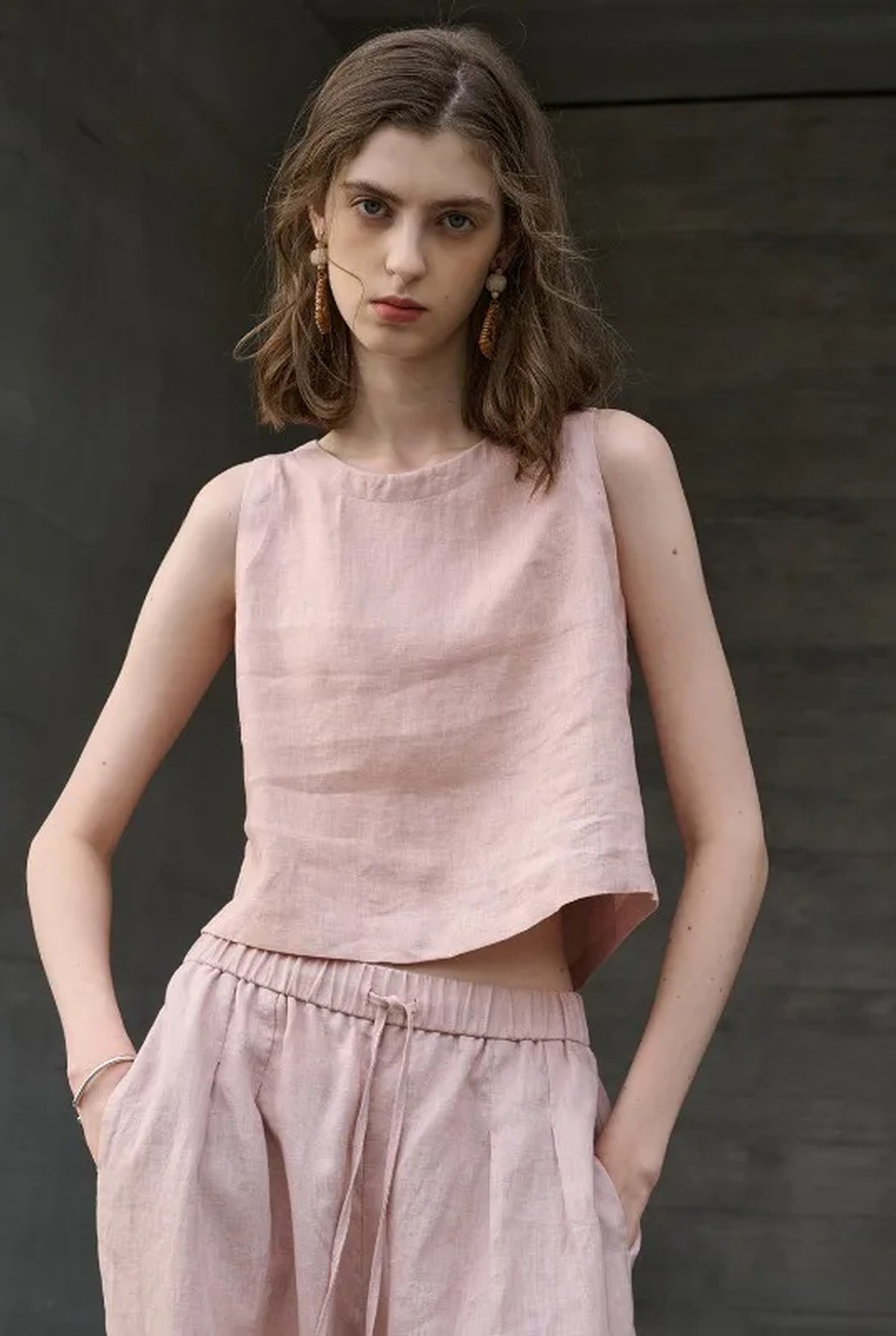 Guillemette Dames Top | Mouwloos | Ronde Hals