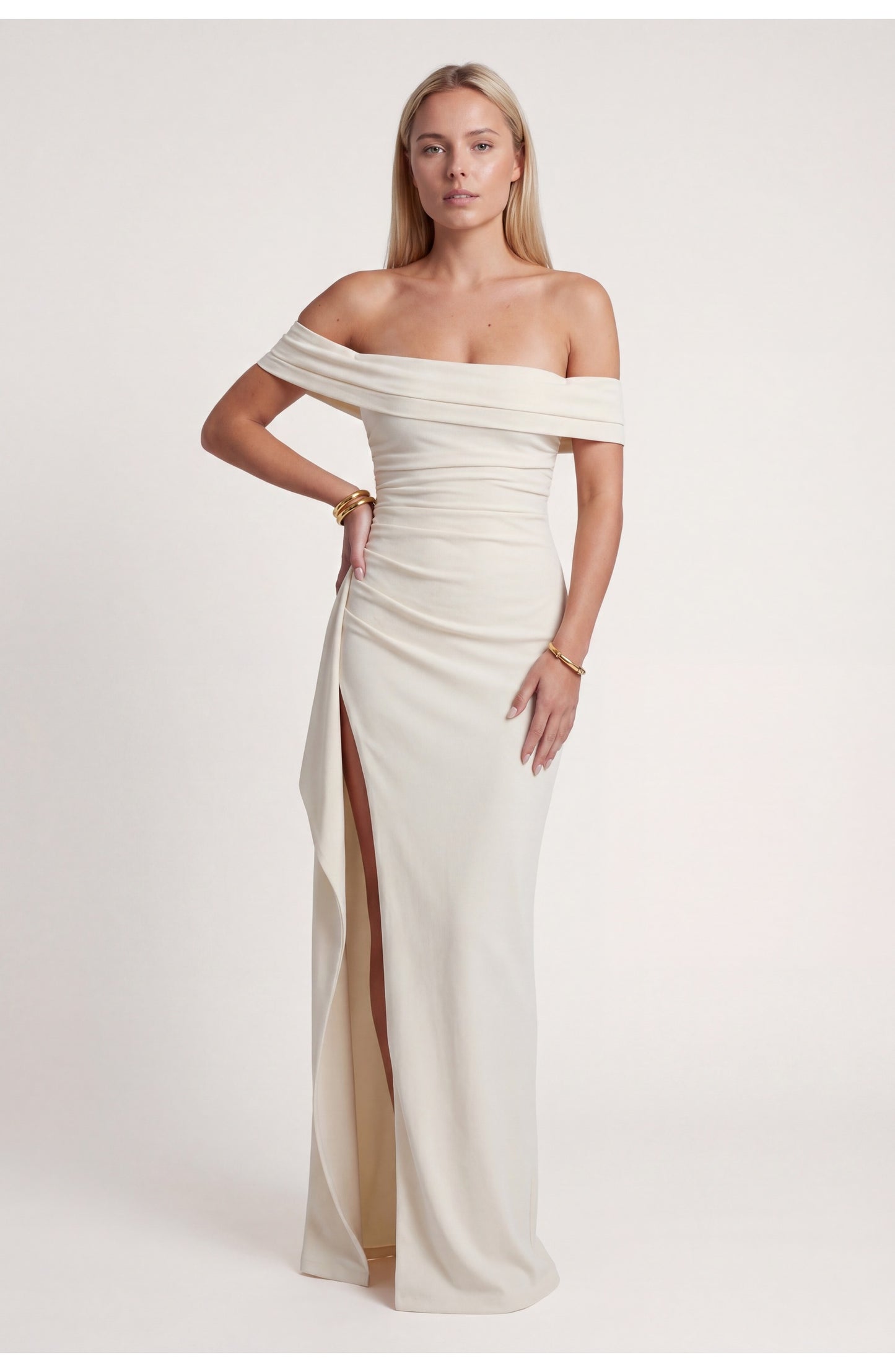 Nadège Women's Maxi Dress | Off-Shoulder | With Split