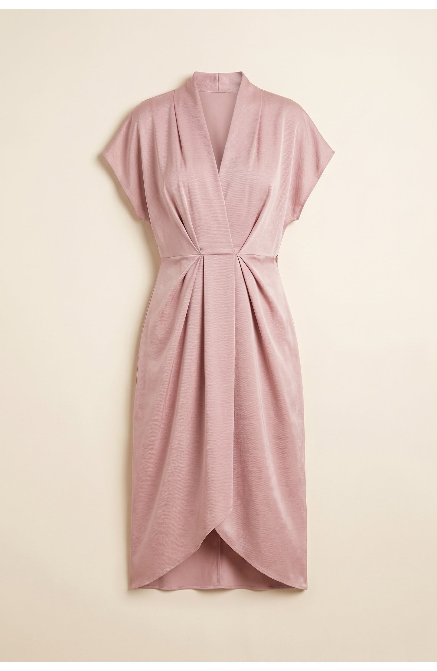 Léonore Women's Wrap Dress | V-Neck | Short Sleeves
