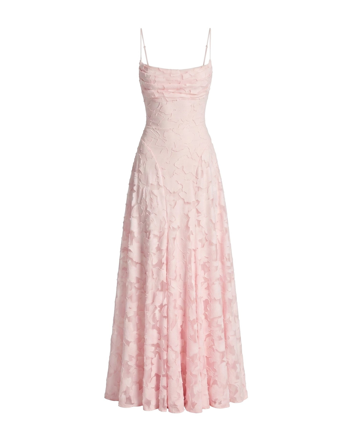 Mégane Women's Maxi Dress | Crossed Back Straps | Lace A-Line