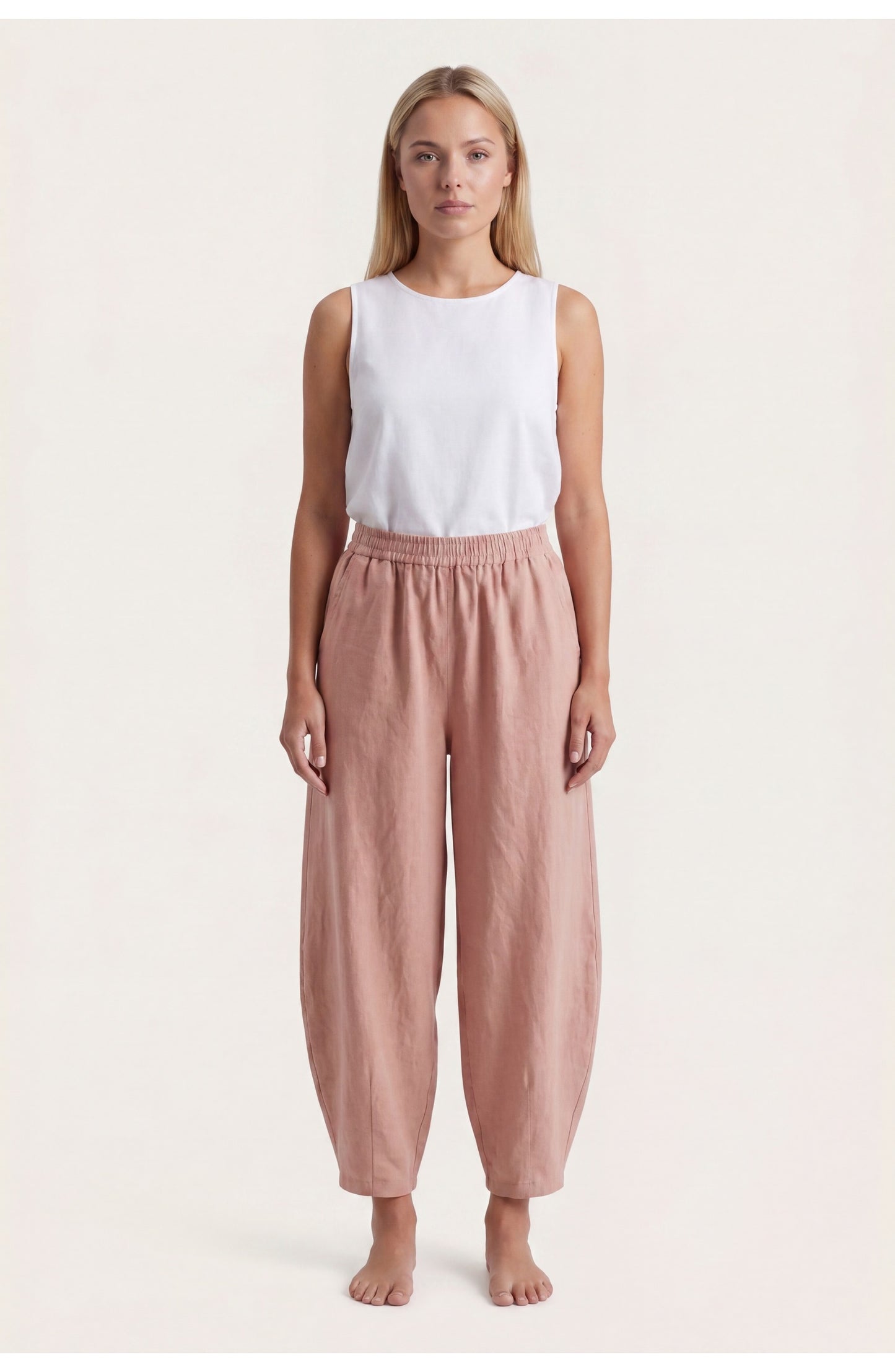 Thérèse Women's Pants | Elastic Waistband | Wide Legs