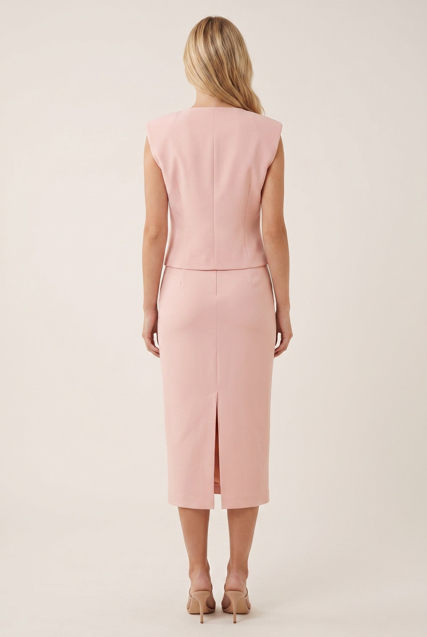 Ninon Women's Midi Dress | Button Detail Split | Split