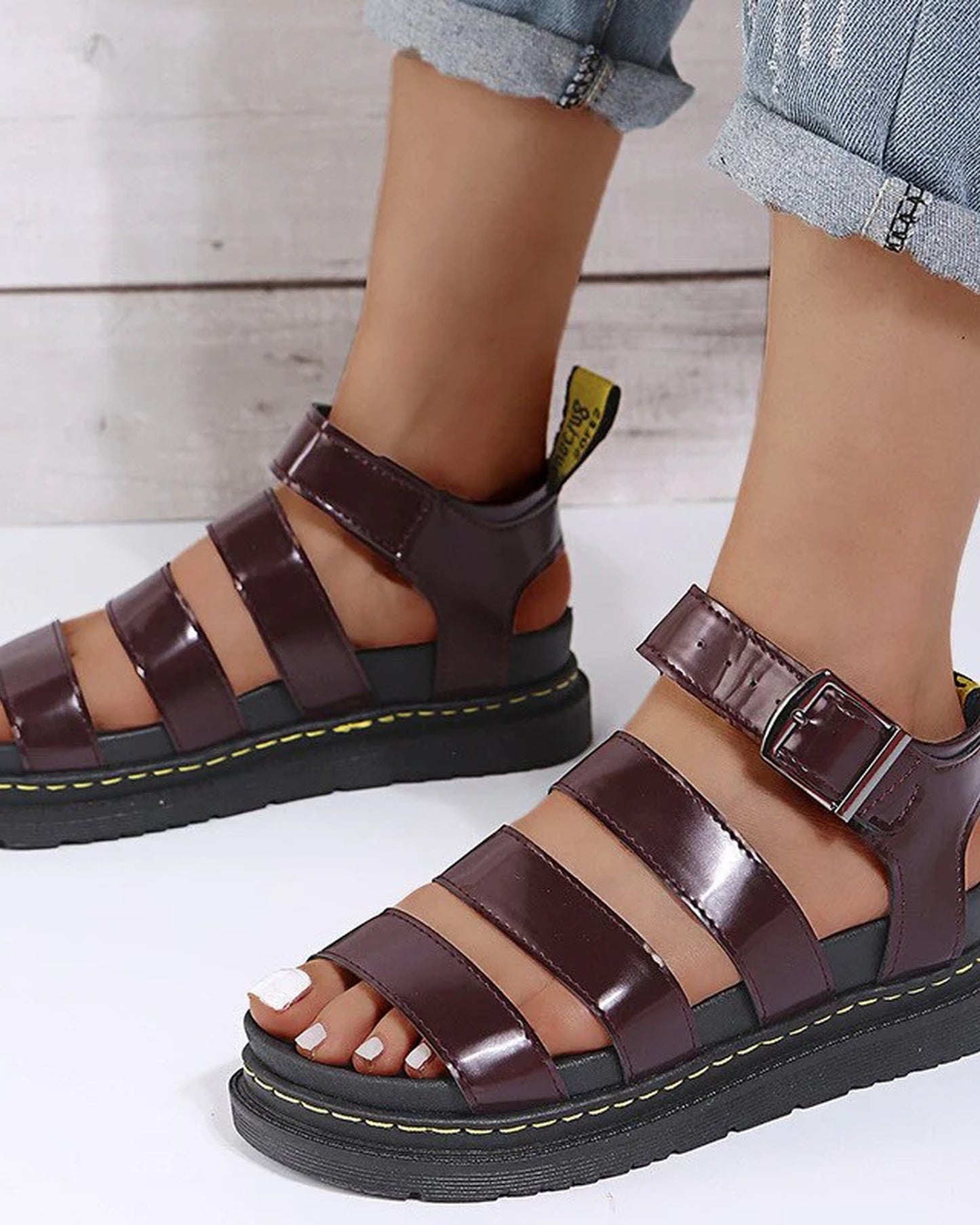 Véra Dames Sandalen | Gladiator | Enkelband