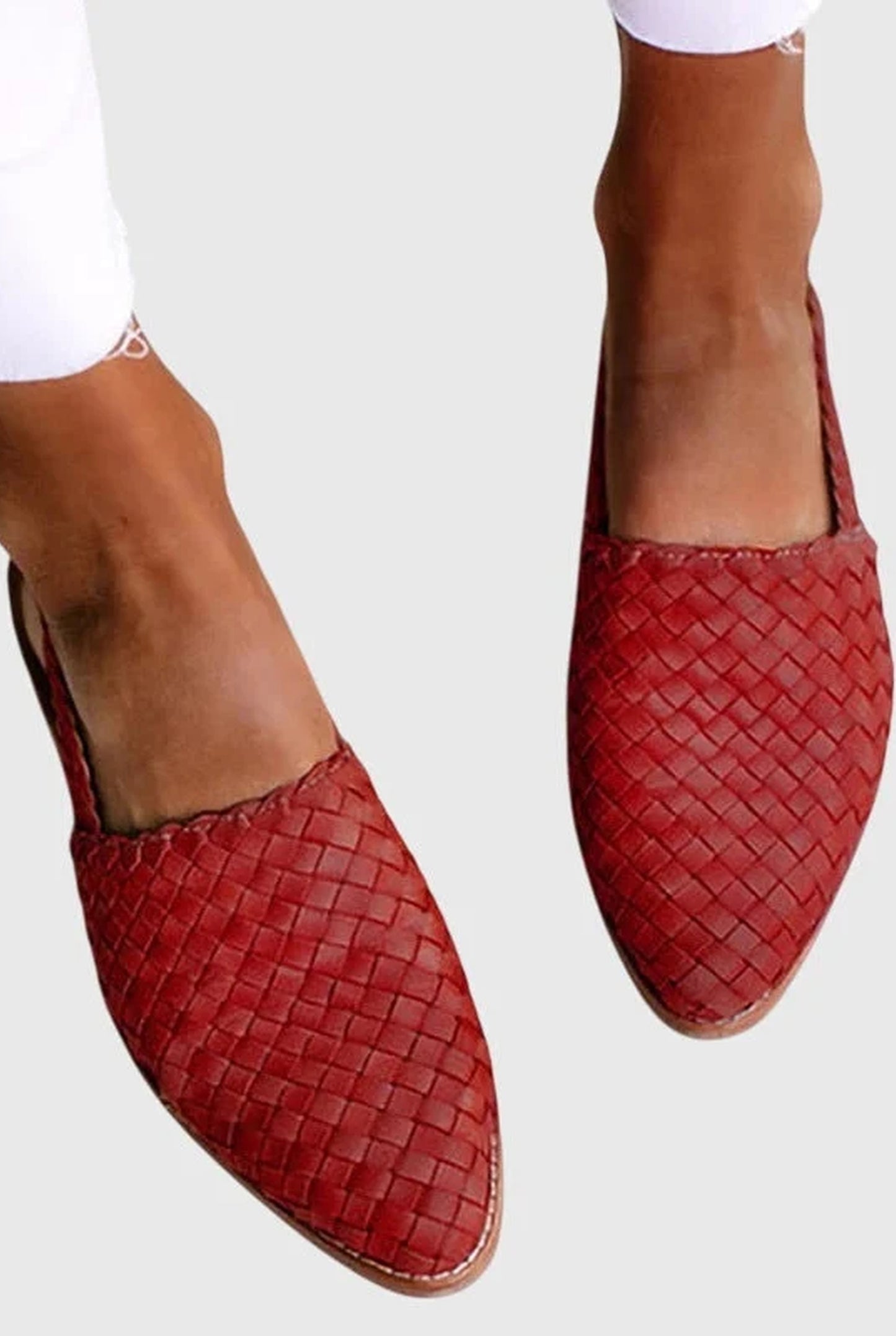 Concetta Dames Schoenen | Gevlochten Textuur | Loafer Silhouet