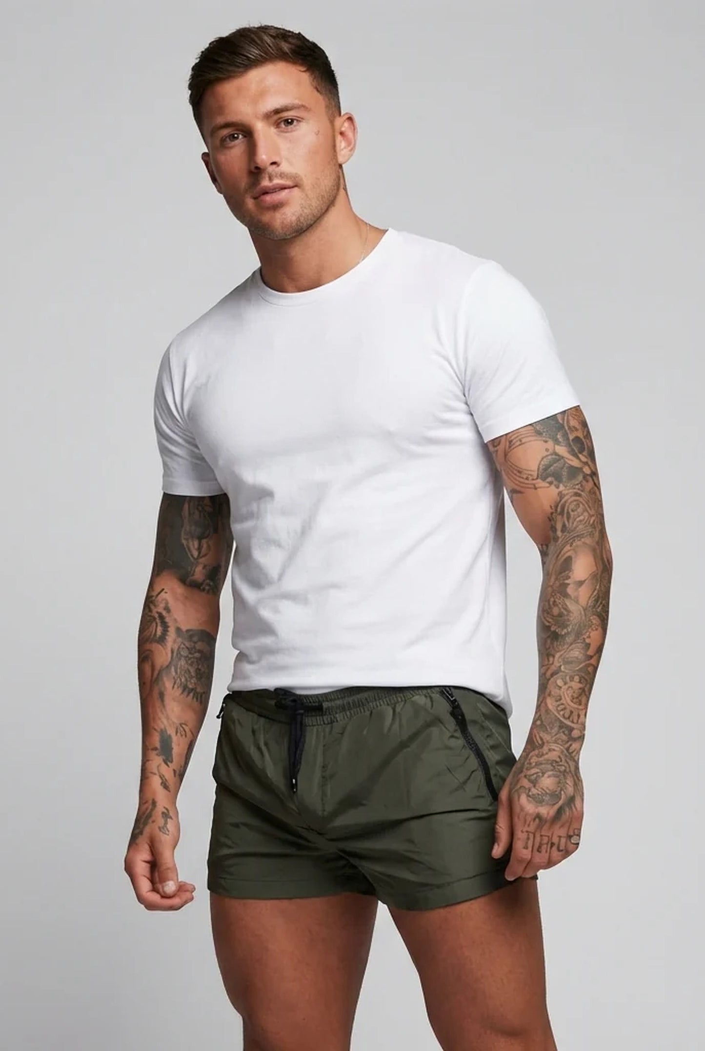 Patrizio Heren Zwembroek | Korte Lengte | Elastische Taille