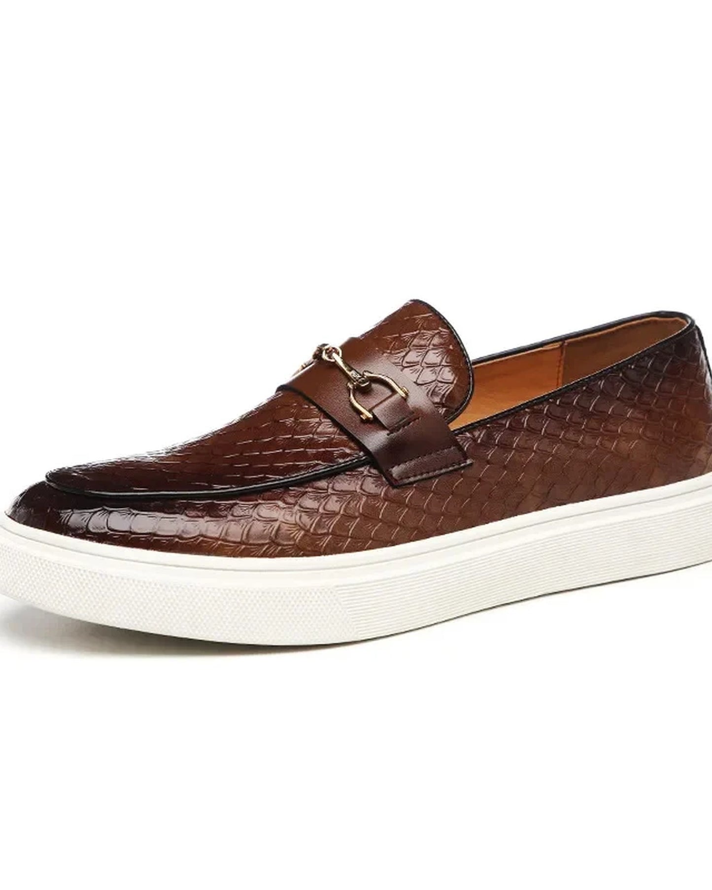 Marcello Heren Schoenen | Quilted Patroon | Metalen Gesp Details