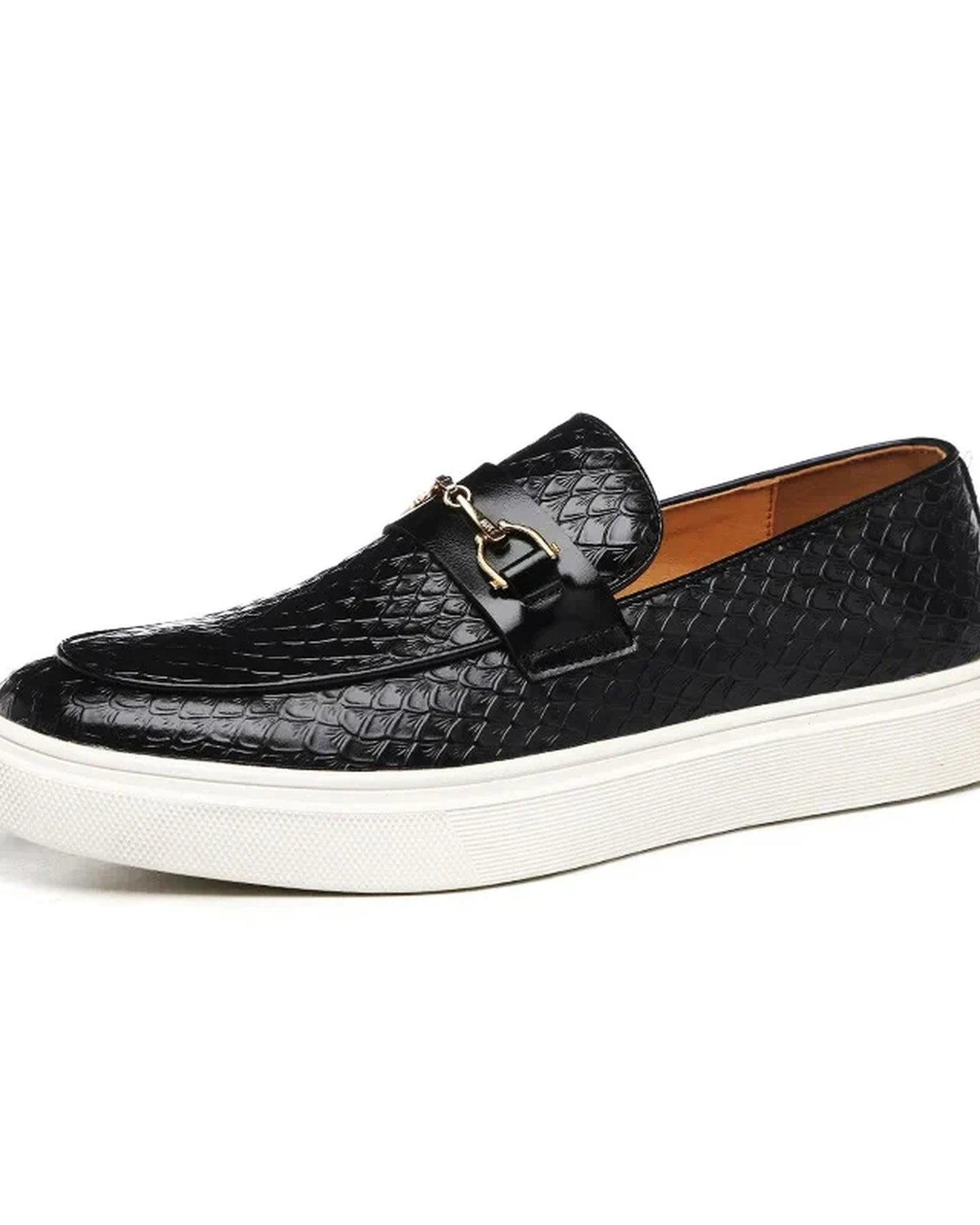 Marcello Heren Schoenen | Quilted Patroon | Metalen Gesp Details