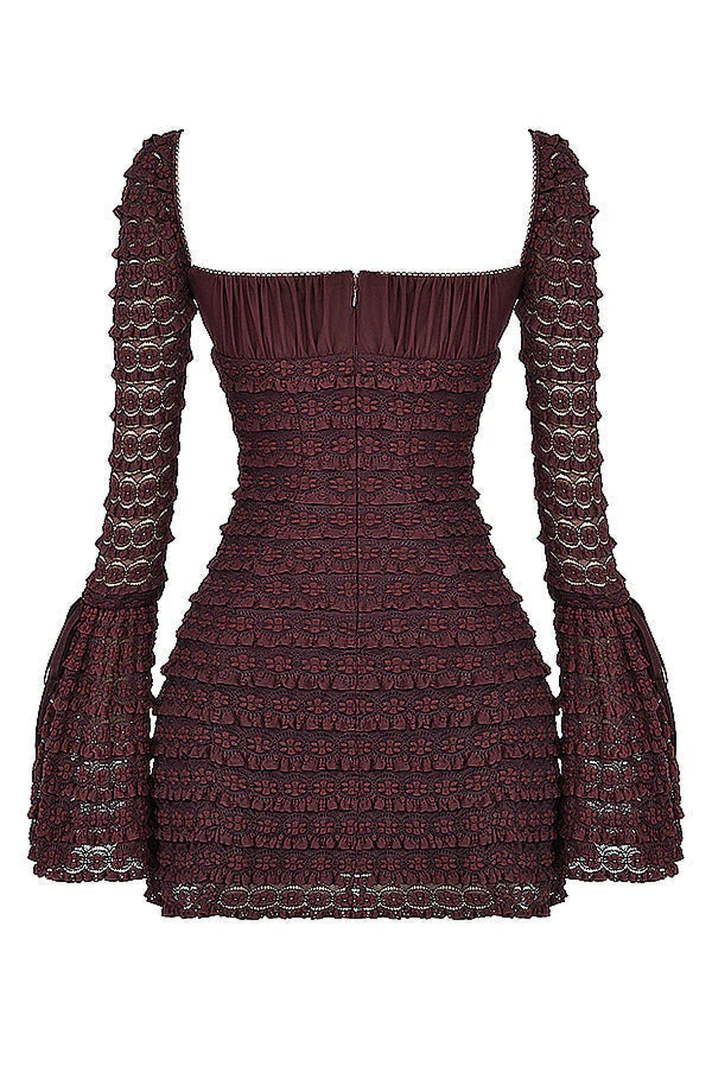 Dames Mini Jurk | Elegante Pasvorm | Hazel Bruin