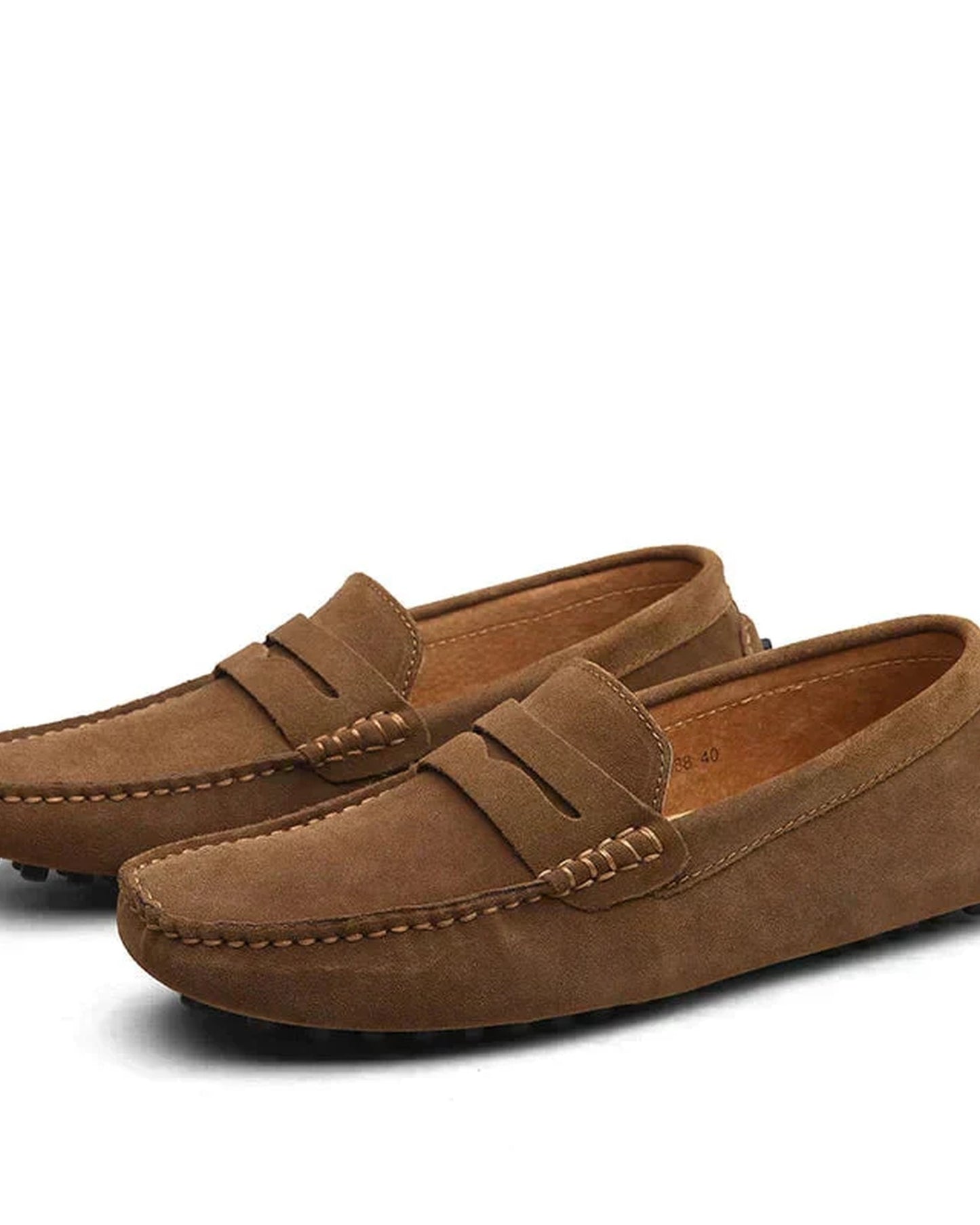 Buty Davide Heren | Szczegóły mokasynów Penny | Obszyty nosek