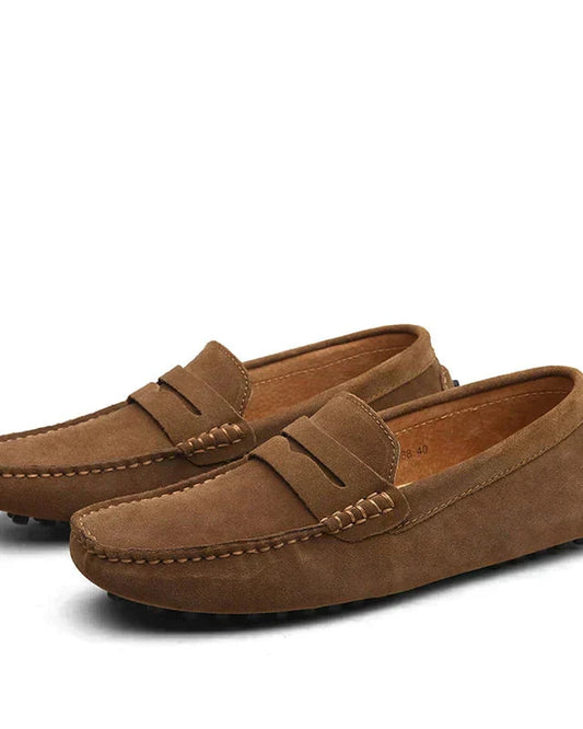 Davide Heren Schoenen | Penny loafer detail | Gestitchte neus