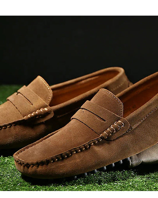 Davide Heren Schoenen | Penny loafer detail | Gestitchte neus