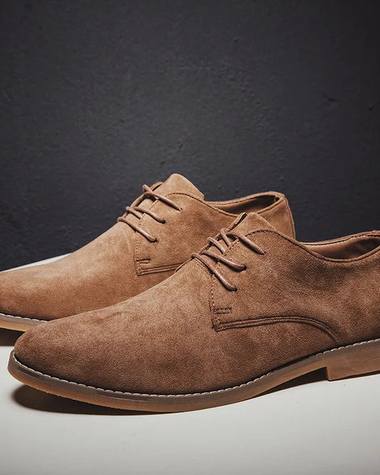 Nino Heren Schoenen | Suède Afwerking | Klassieke Oxfordsnit