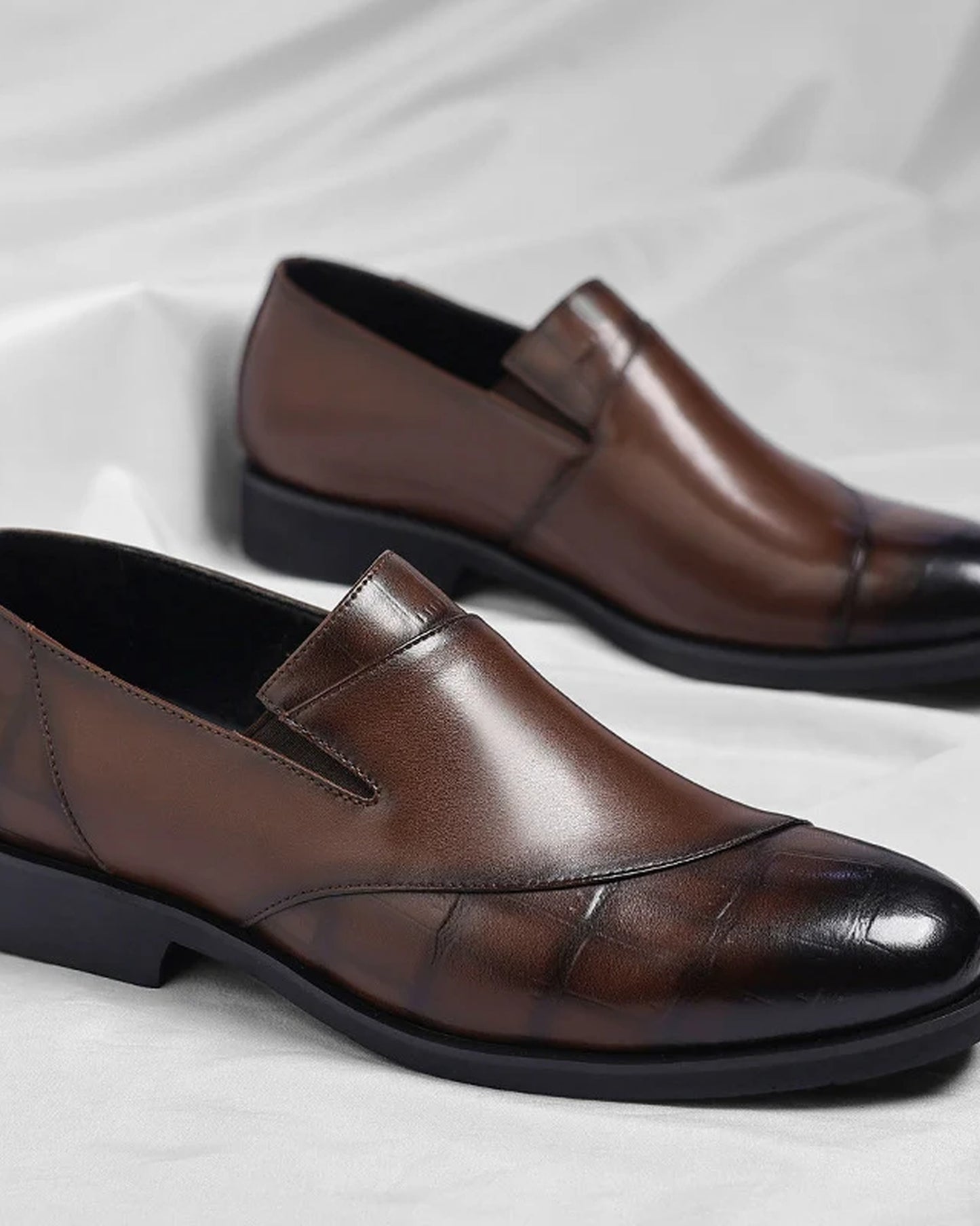 Michele Heren Boty | Mokasíny Slip-On | Kožené Zpracování