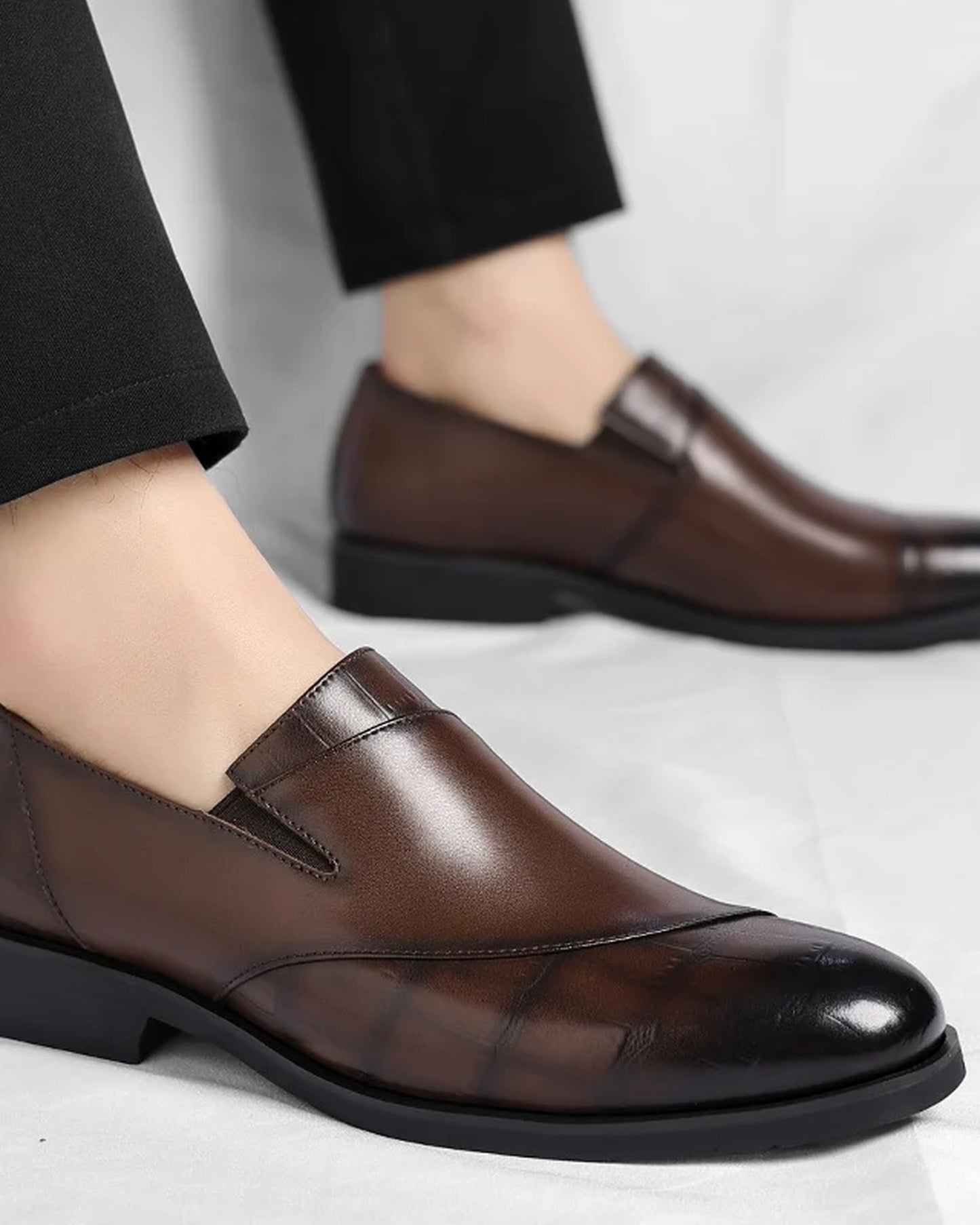 Michele Heren Boty | Mokasíny Slip-On | Kožené Zpracování
