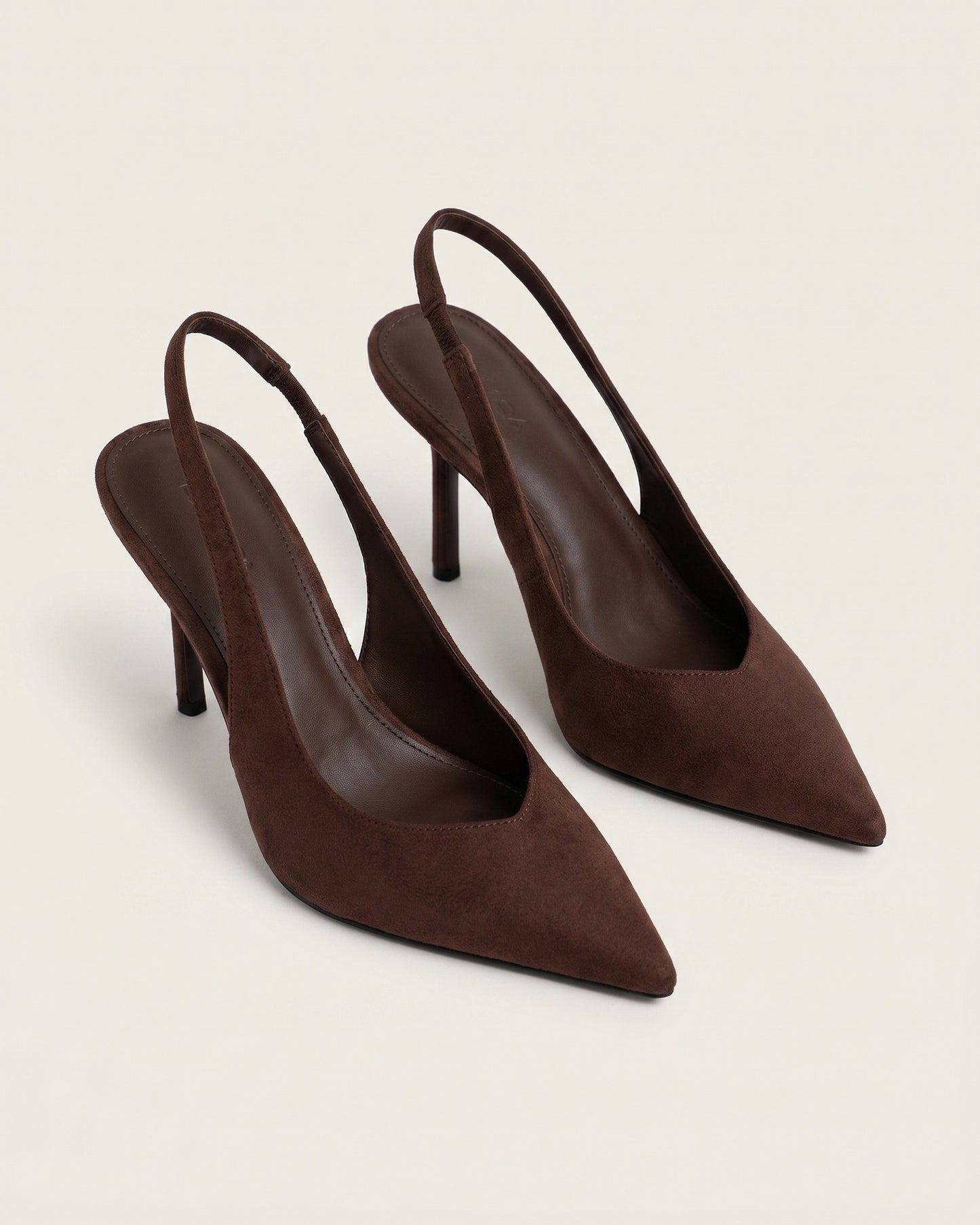 Denise Dames Hakken | Slingback Hæl | Spidse Snude