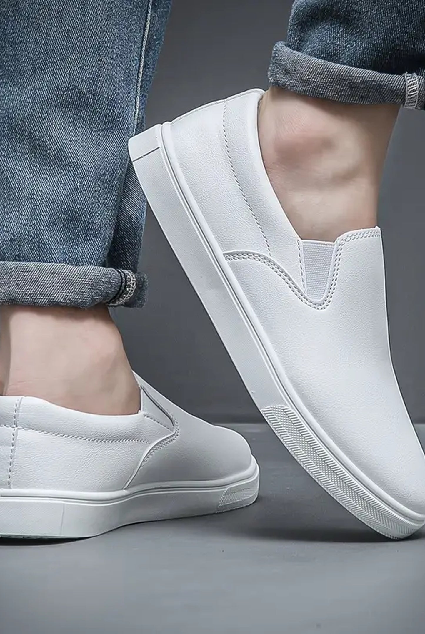 Pánské boty Mario | Slip-On konstrukce | Kontrastní lem podrážky