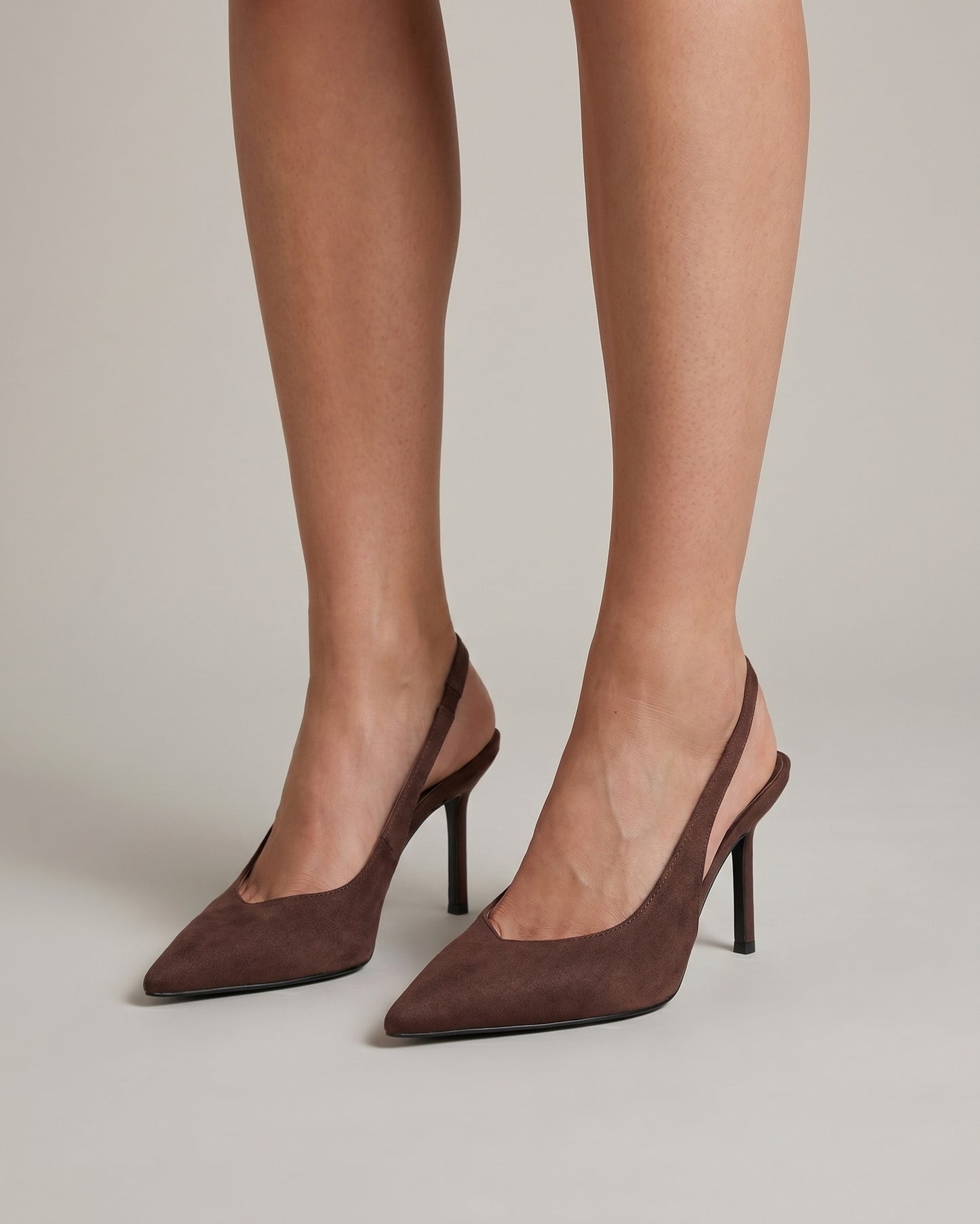Denise Dames Hakken | Slingback Hæl | Spidse Snude