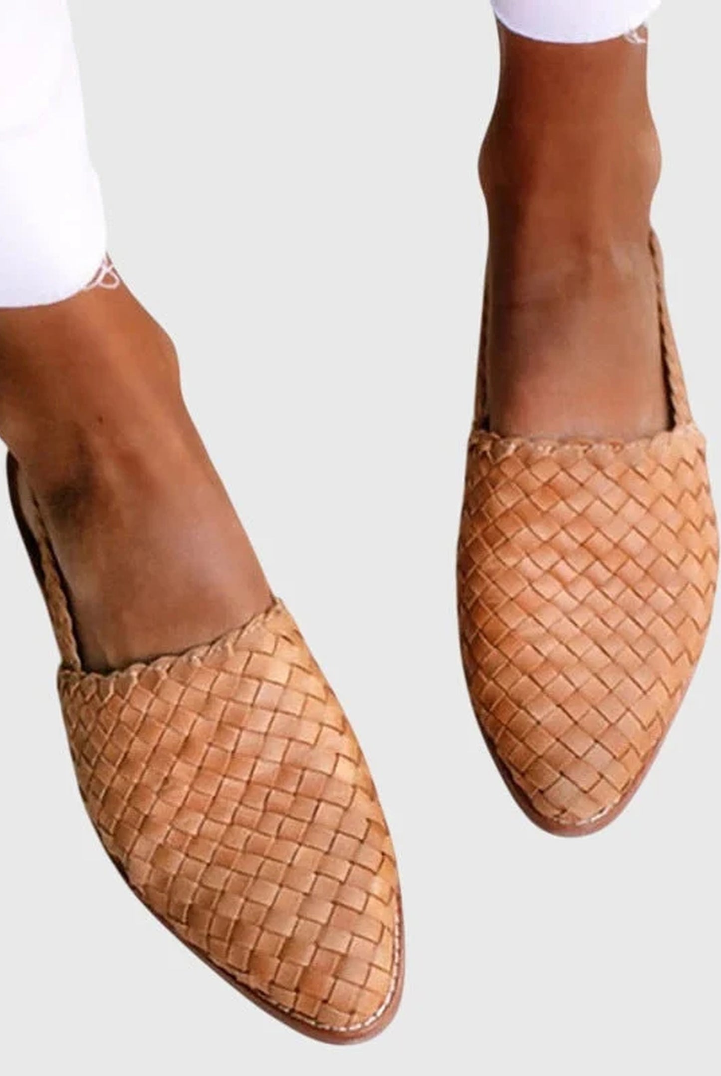 Concetta Dames Schoenen | Gevlochten Textuur | Loafer Silhouet