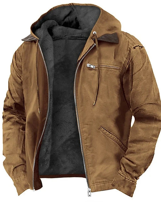 Damiano Heren Jas | Fleece Voering | Ritssluiting