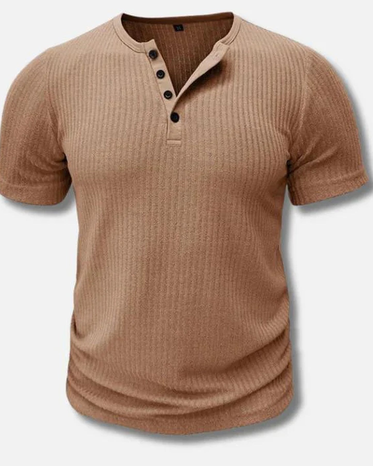 Cipriano Heren Polo Shirt | Geribbelde Textuur | Contrasterende Kraag