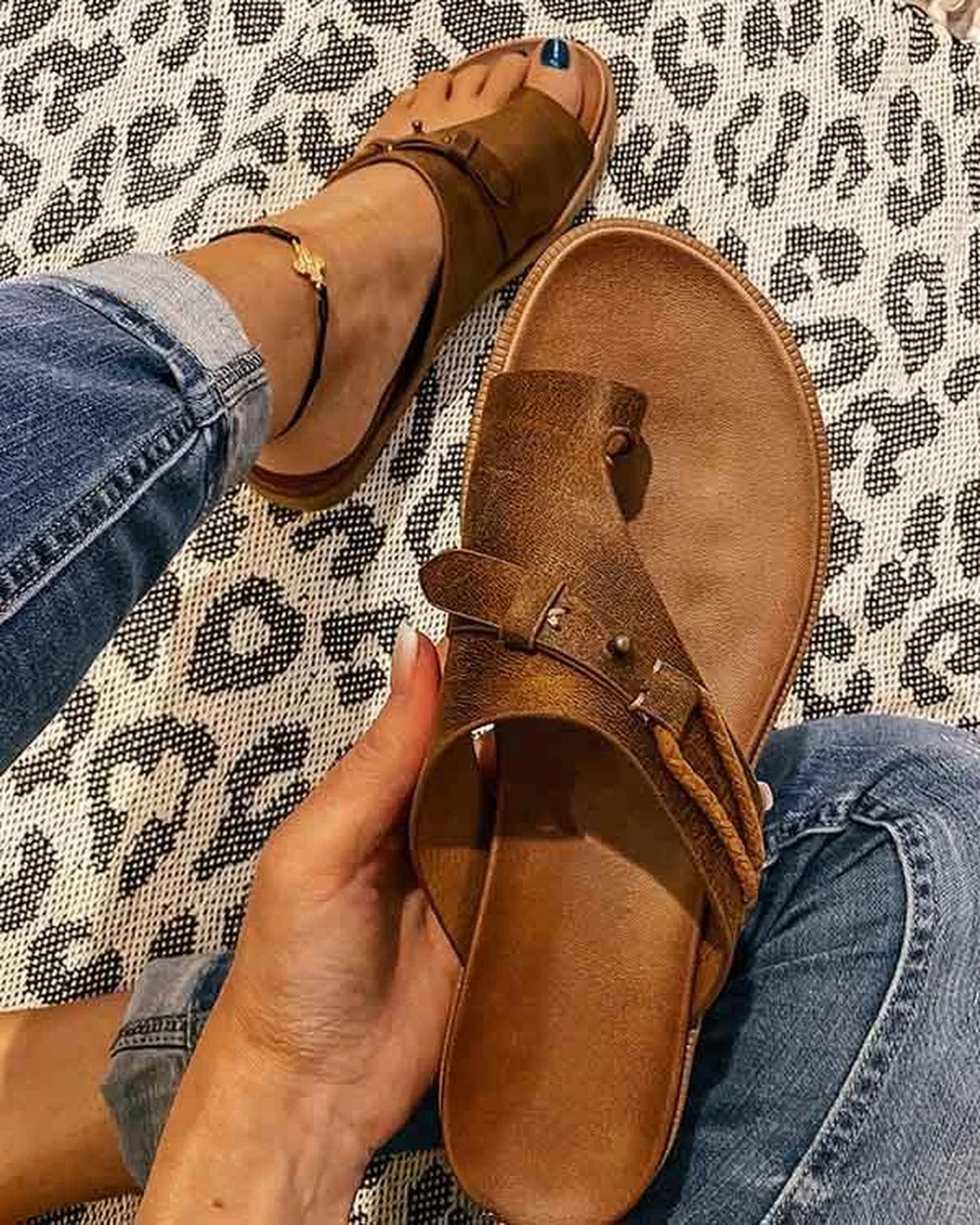 Vera Women's Sandals | Flip Flops | With Buckle