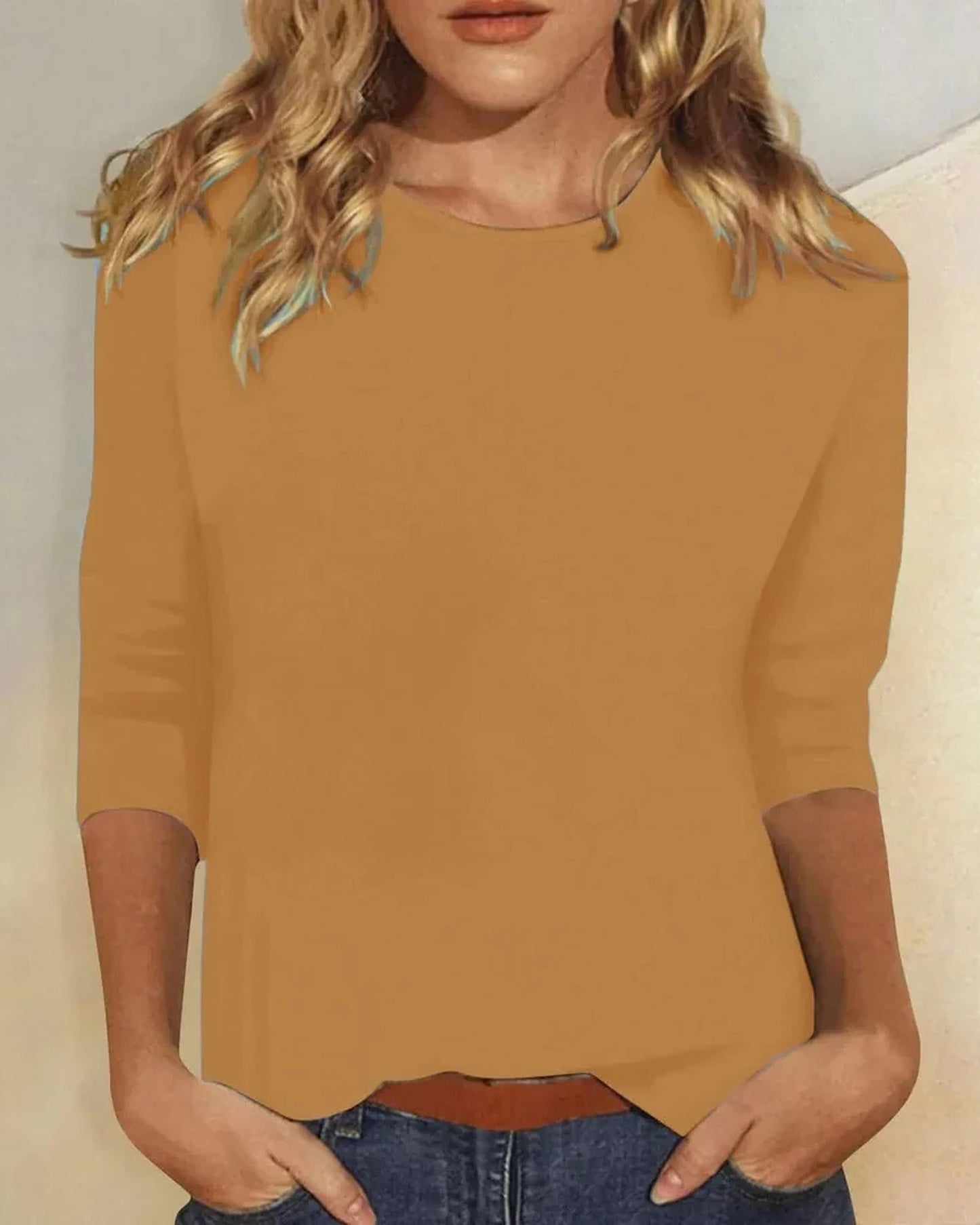 Annabella Dames Top | Korte Mouwen | Ronde Hals