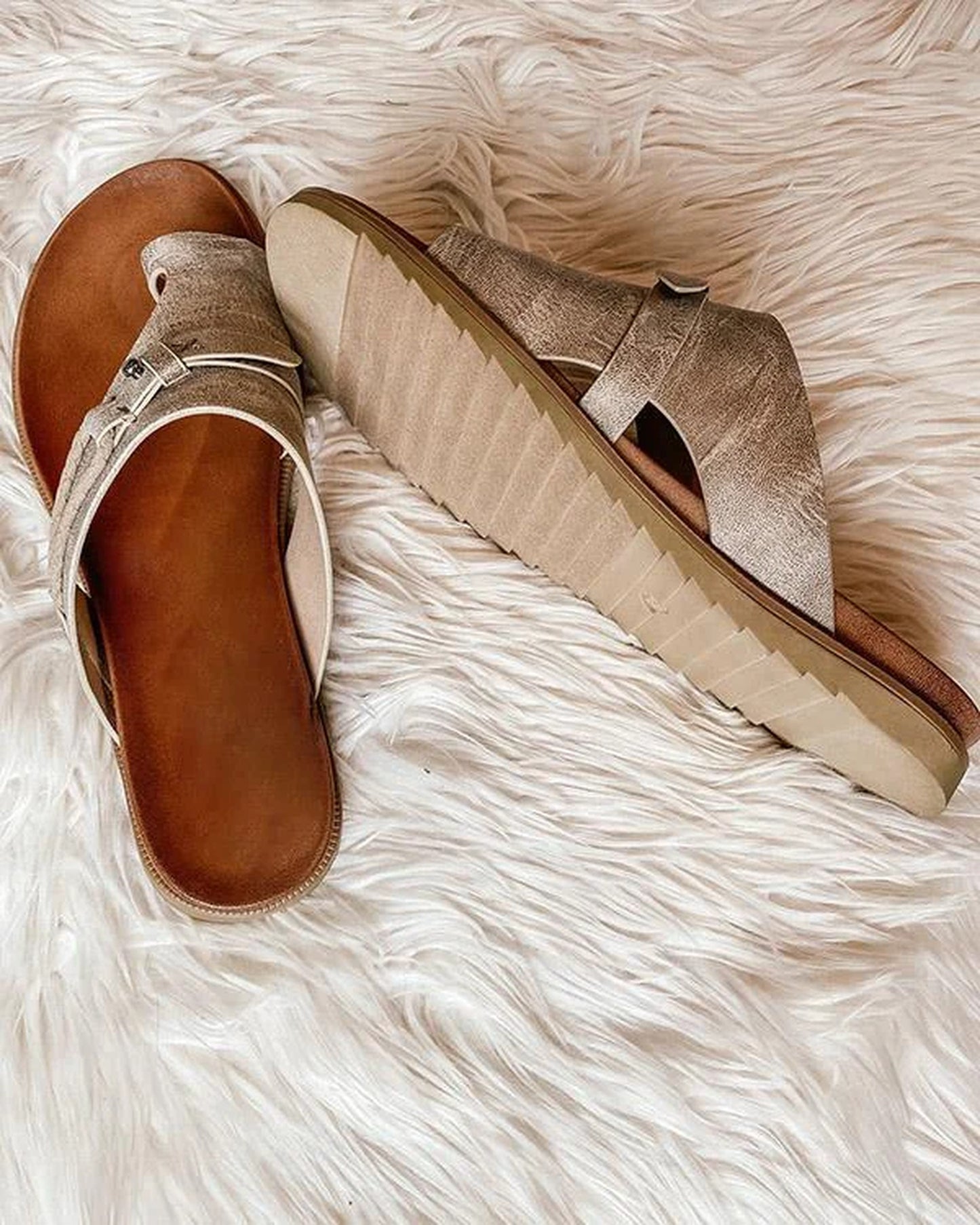 Vera Women's Sandals | Flip Flops | With Buckle