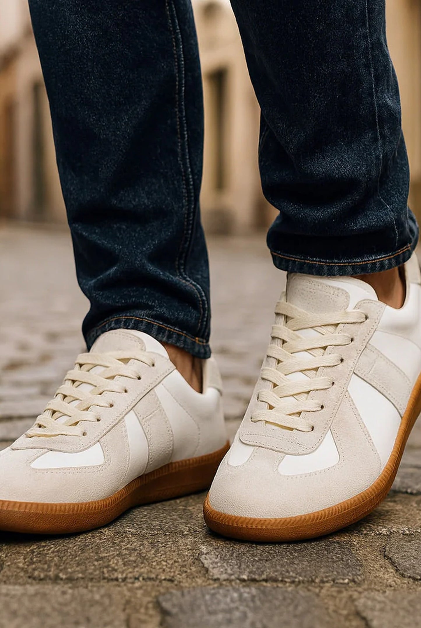 Alberto Heren Sneakers | Farvede Sidesektioner | Bølget Sålkant