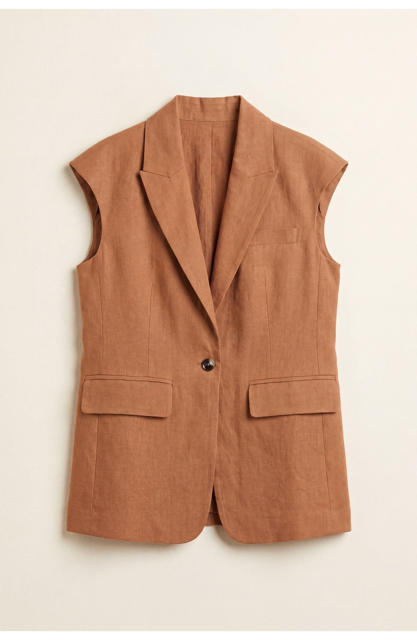 Bérangère Women's Blazer Vest | Sleeveless | Single Button