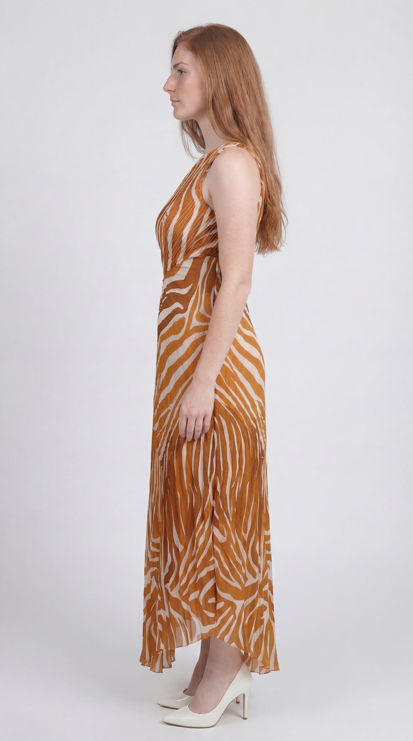 Viretta Dames Jurk | Maxi Lengte | One-Shoulder | Bloemenprint