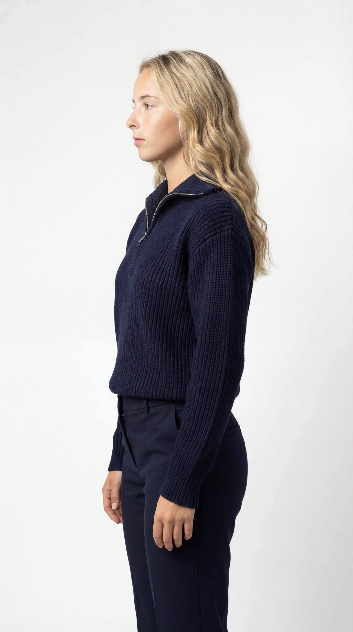 Gryta Gebreide Trui | Casual chique met ritskraag