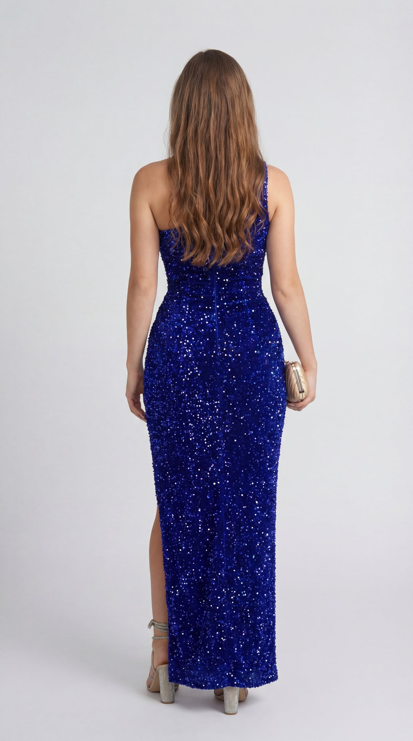 Torivella Midi Avondjurk | One Shoulder | Hoge Split | Slim Fit