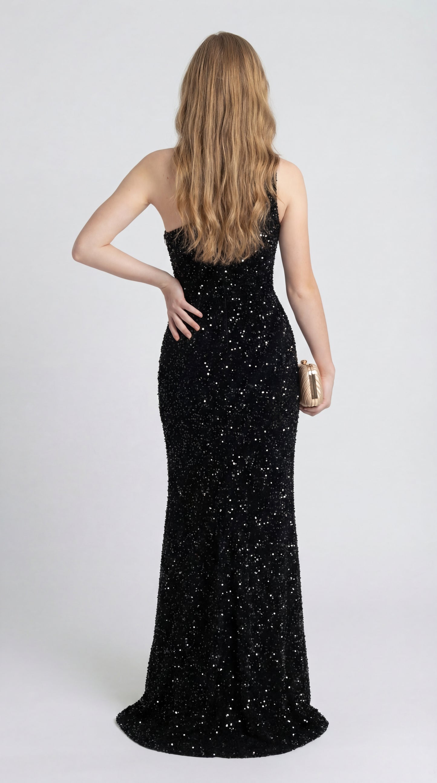 Torivella Midi Avondjurk | One Shoulder | Hoge Split | Slim Fit