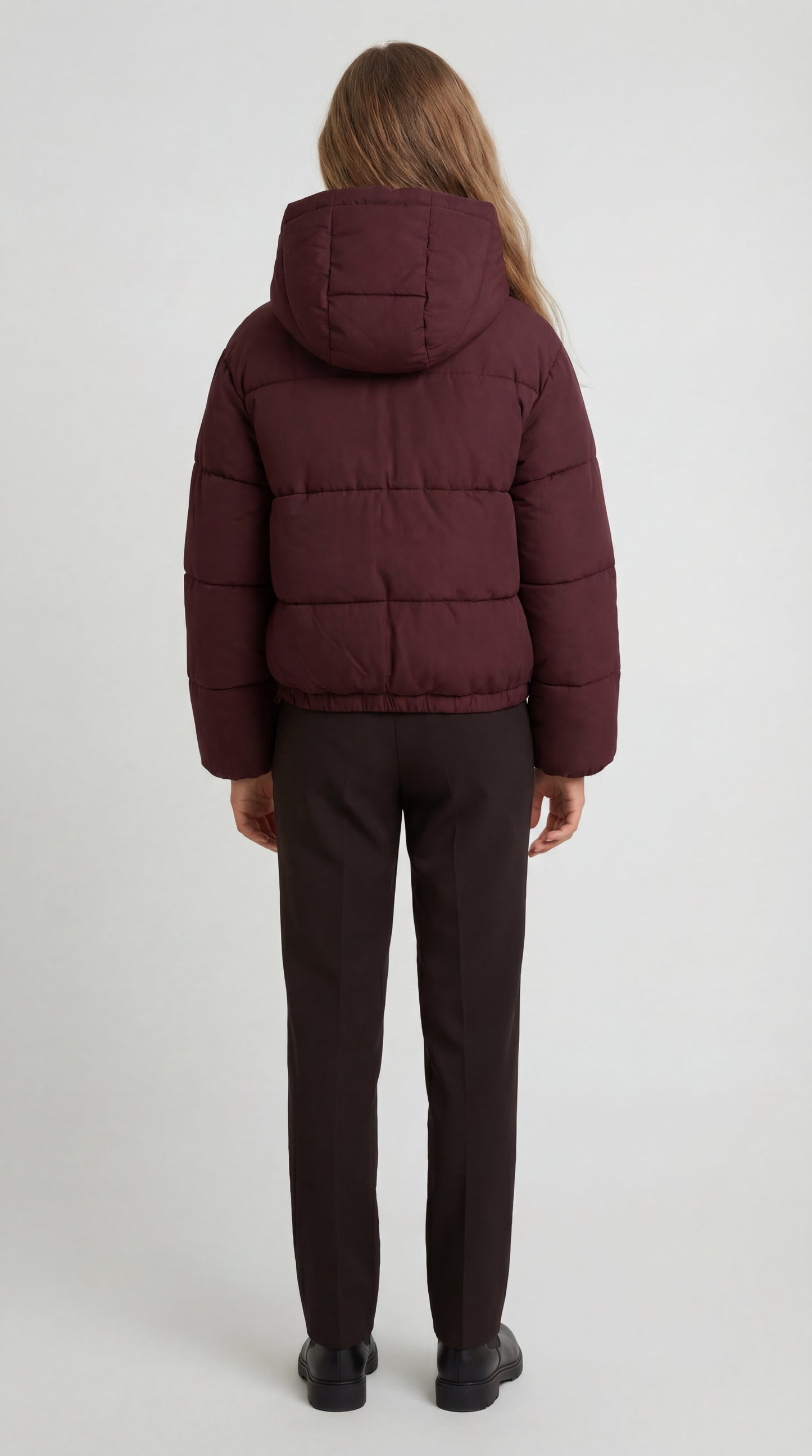 Talia Dames Jas Winter | Korte Puffer | Minimalistisch Ontwerp | Brede Capuchon