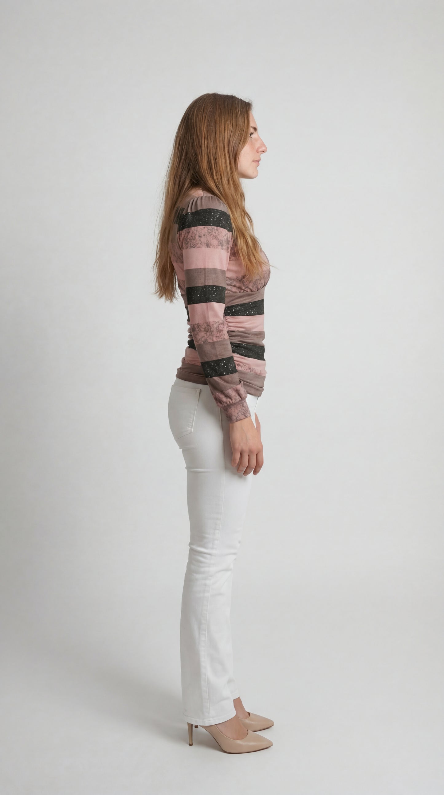 Dames Top | Overslaghals | Lange Mouwen