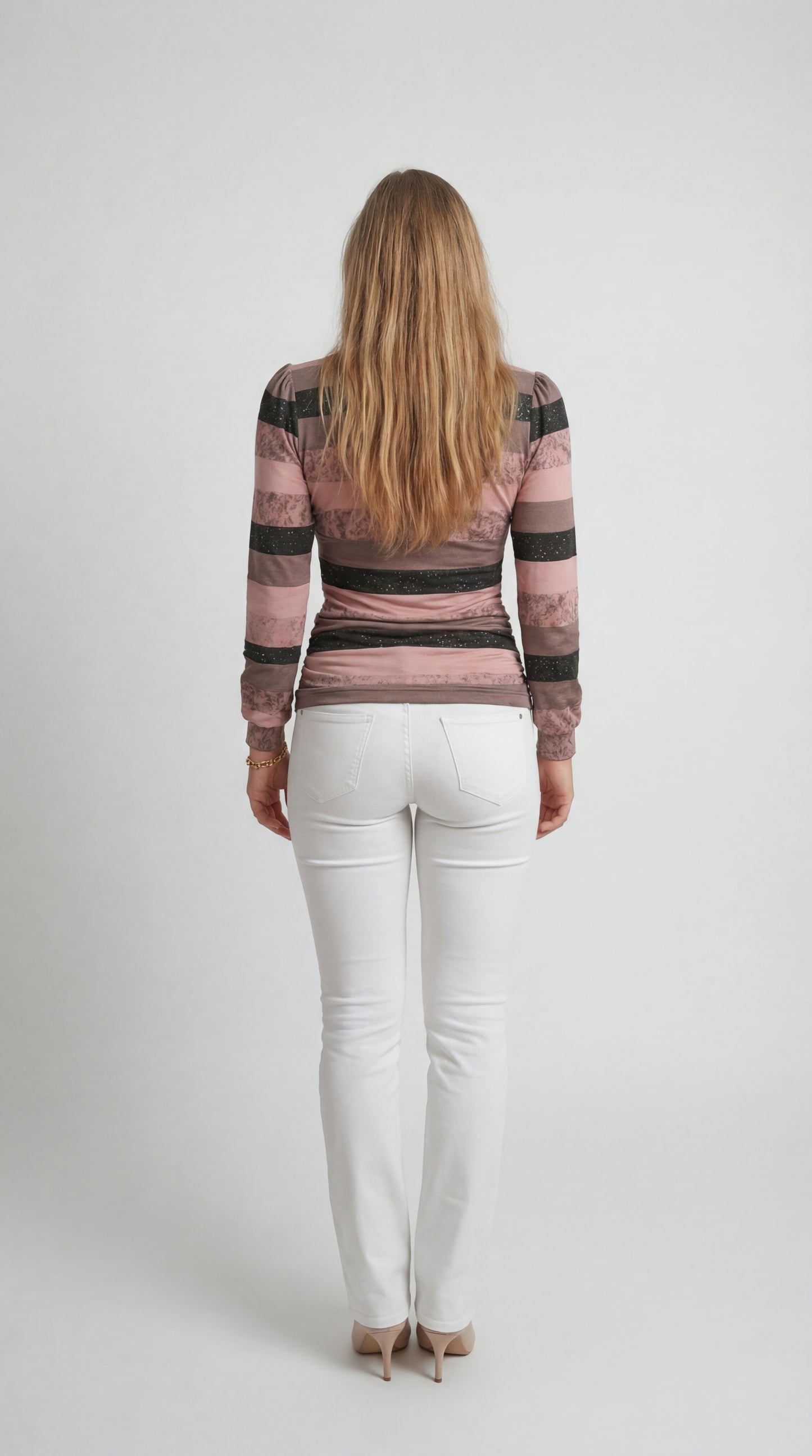 Dames Top | Overslaghals | Lange Mouwen