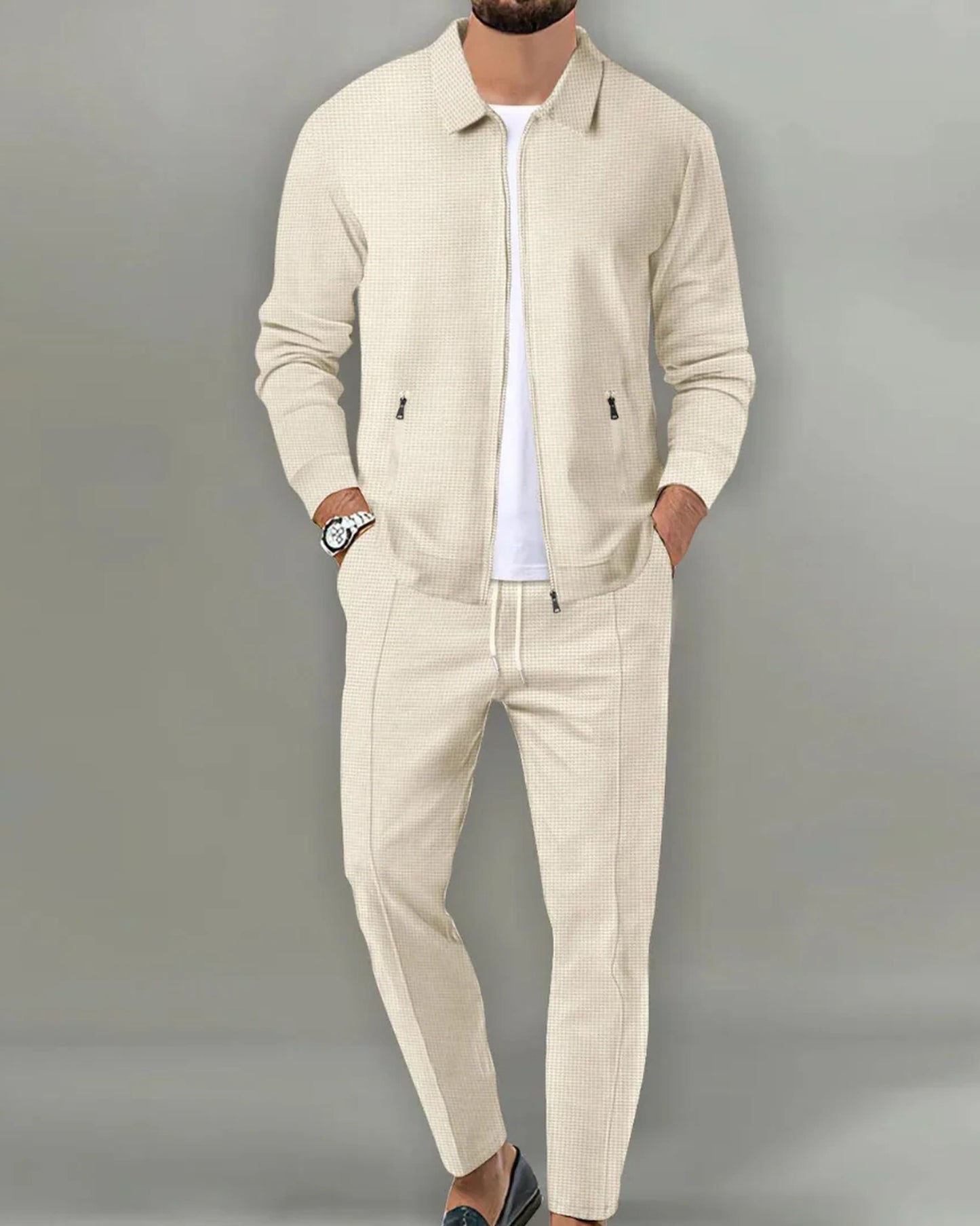 Dante Heren Co-Ord Set | Longline Vest | Wijde Broek