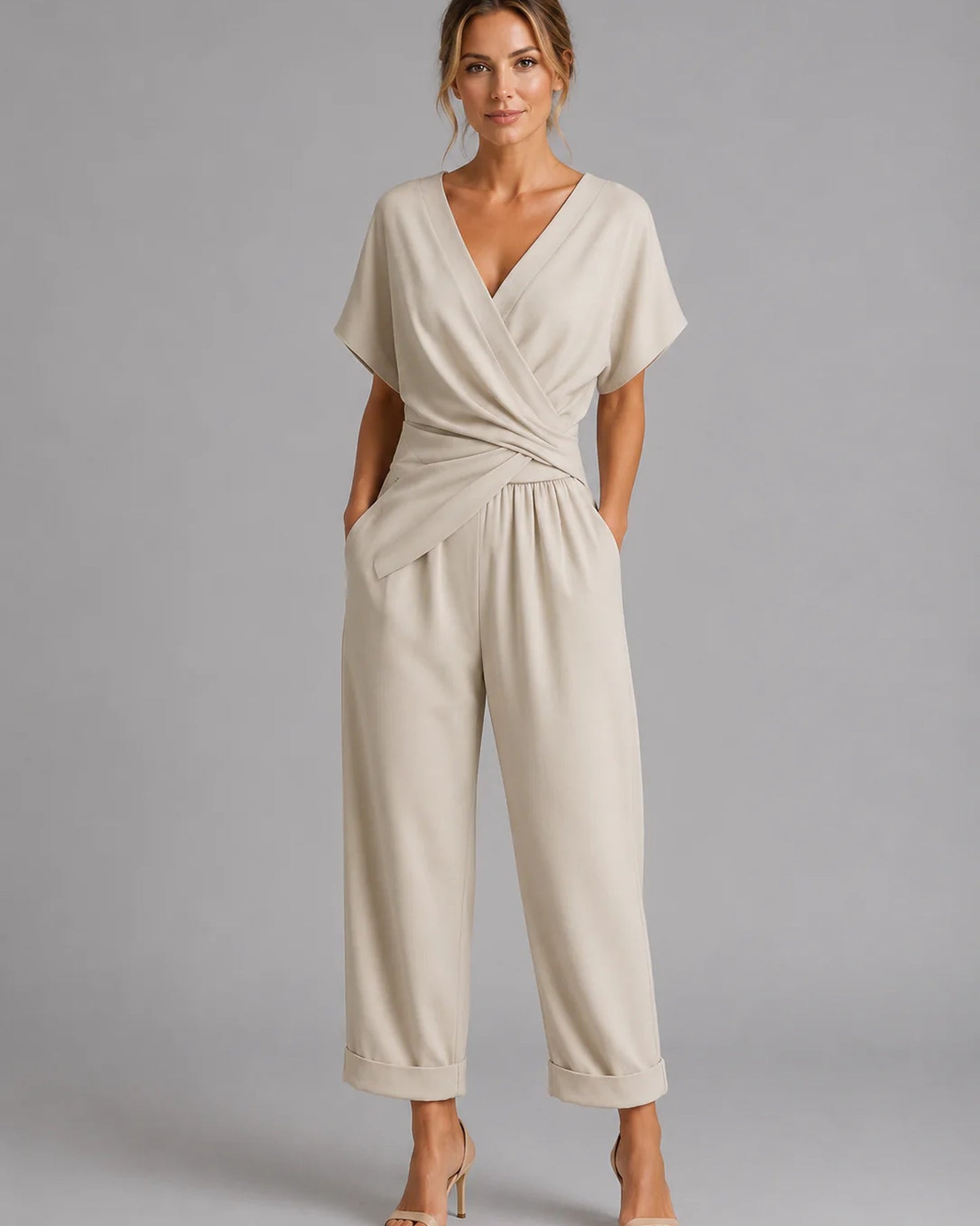 Annalisa Dames Co-Ord Set | Wikkeldesign | Wijde Broek