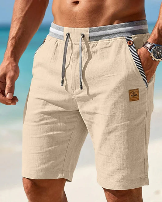 Carmelo Heren Short | Trekkoord Tailleband | Zijzakken