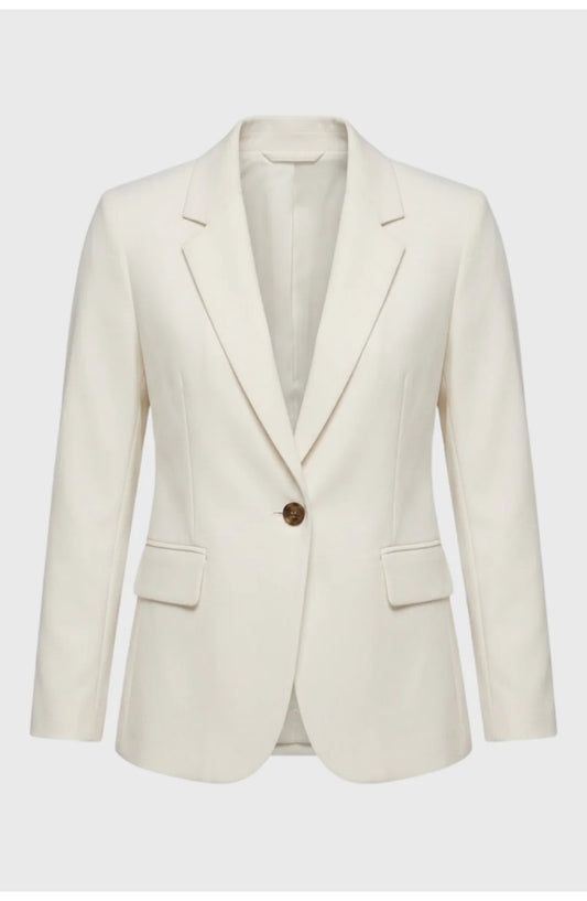 Albane Women's Coats & Jackets | Single Gold Button | Picked Lapel