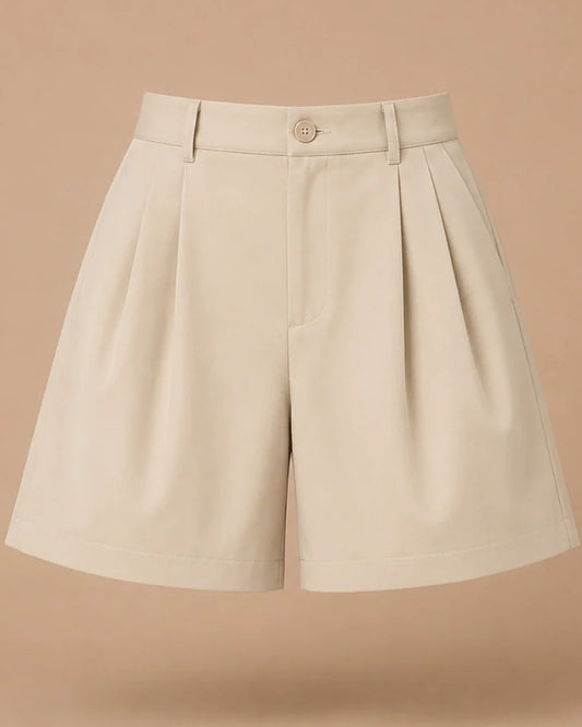 Bruna Dames Short | Tailored Pasvorm | Hoge Taille