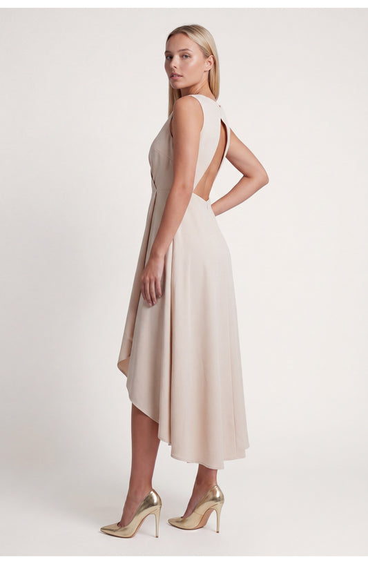 Women's Midi Dress | V-Neck | Wrap