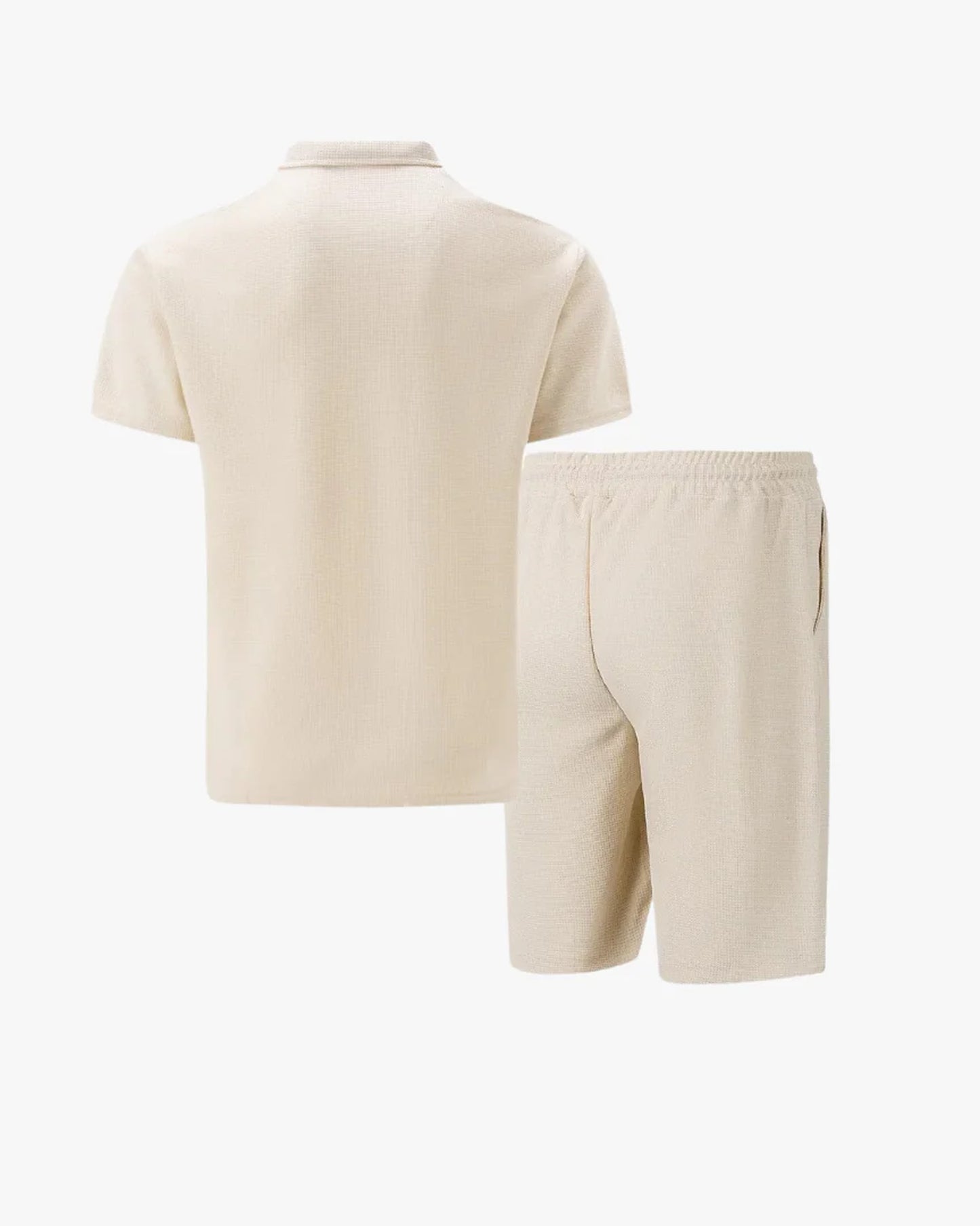 Felice Heren Co-Ord Set | Korte Mouwen | Wijde Shorts