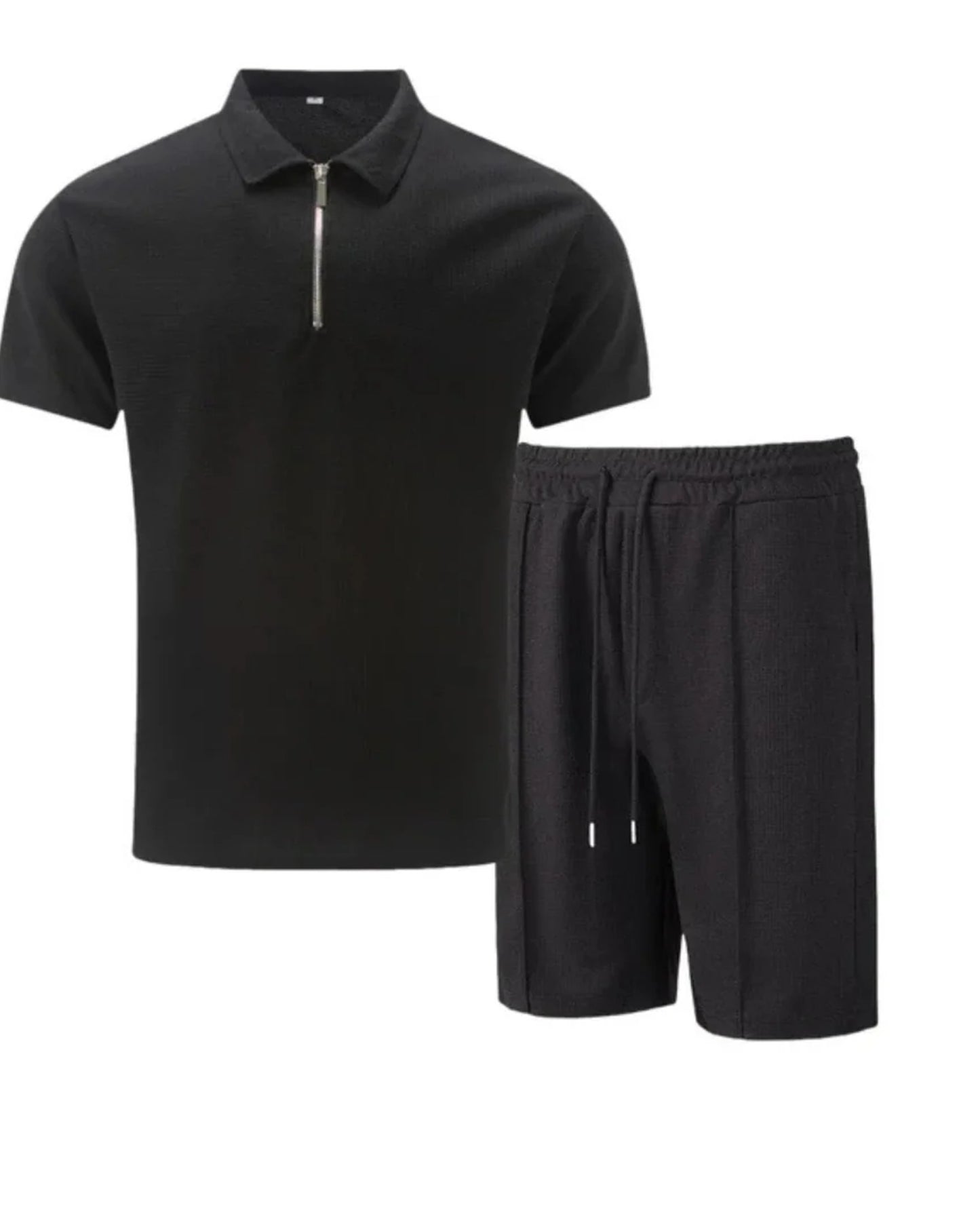 Felice Heren Co-Ord Set | Korte Mouwen | Wijde Shorts