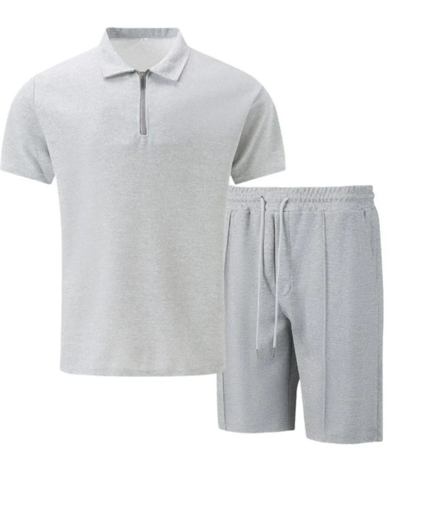 Felice Heren Co-Ord Set | Korte Mouwen | Wijde Shorts