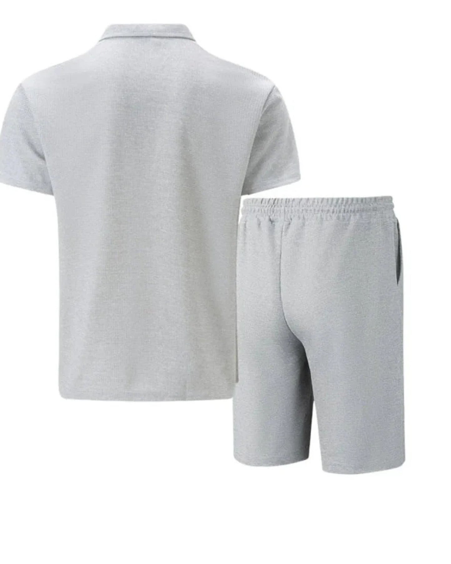 Felice Heren Co-Ord Set | Korte Mouwen | Wijde Shorts