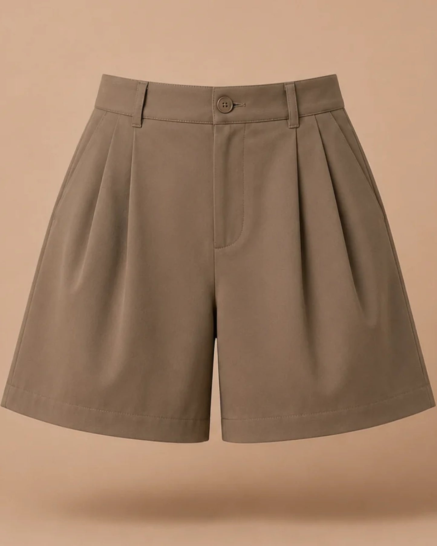 Bruna Dames Short | Tailored Pasvorm | Hoge Taille
