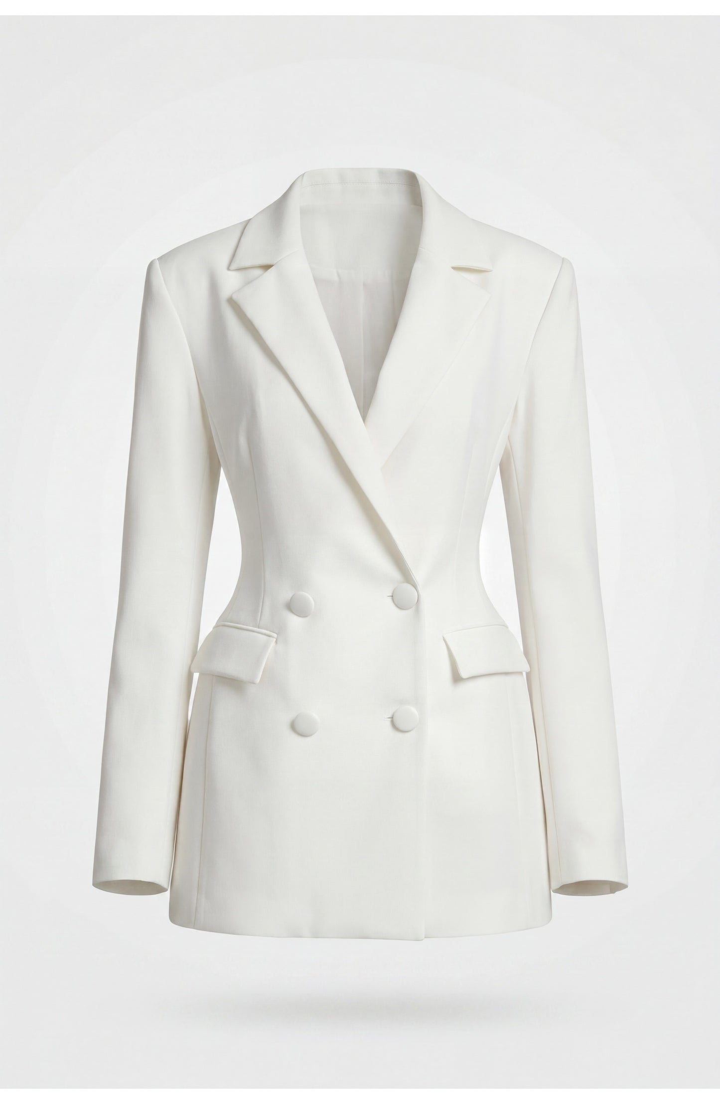 Honorine Dames Blazer Jurk | Dubbele Knopenrij | Getailleerde Pasvorm
